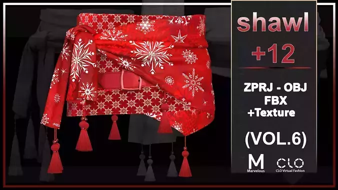 12 waist shawl Collection