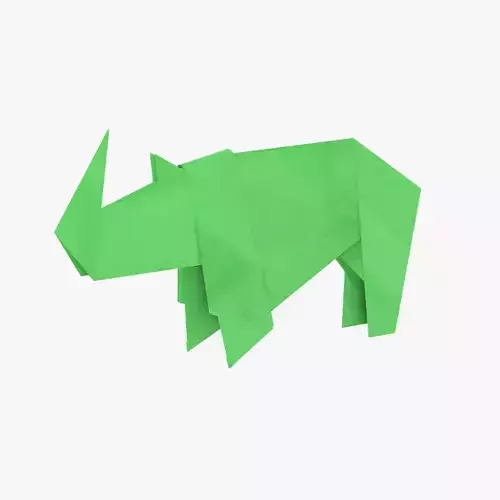 Origami Rhino
