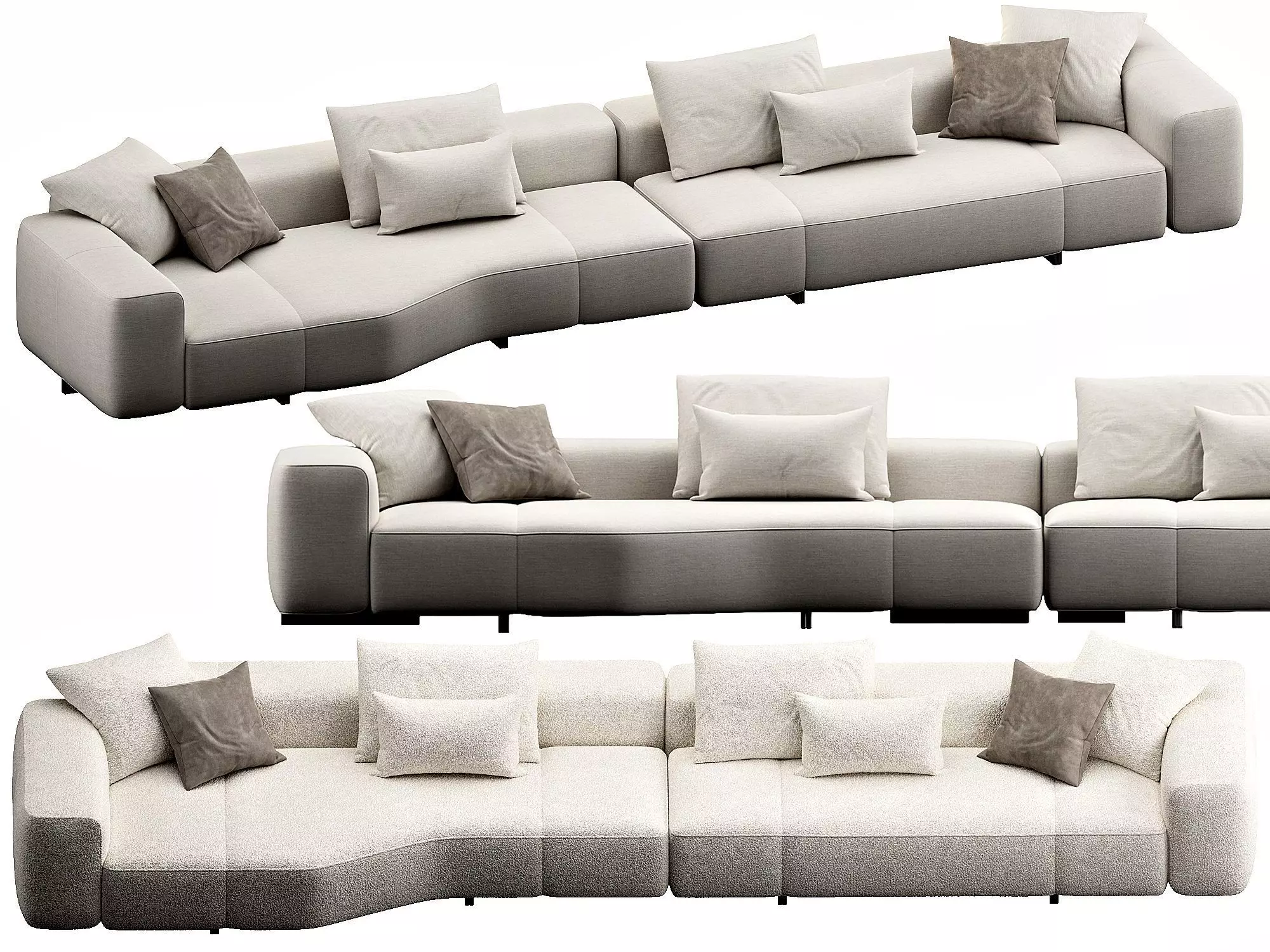 Yves Sofa 3D model_0