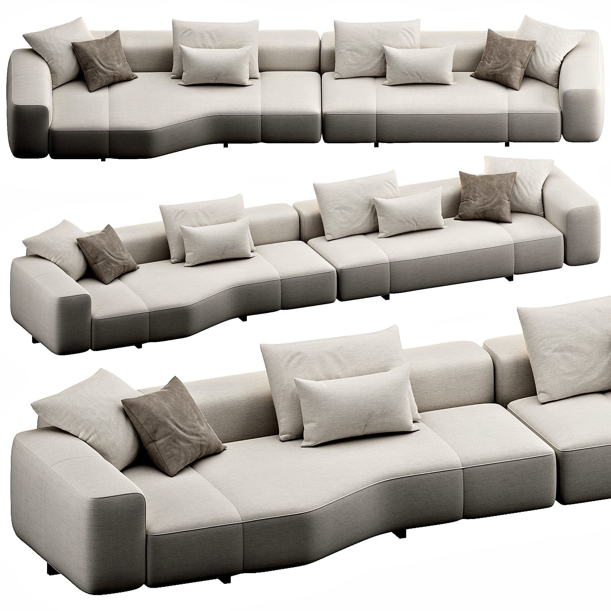 Yves Sofa 3D model_1