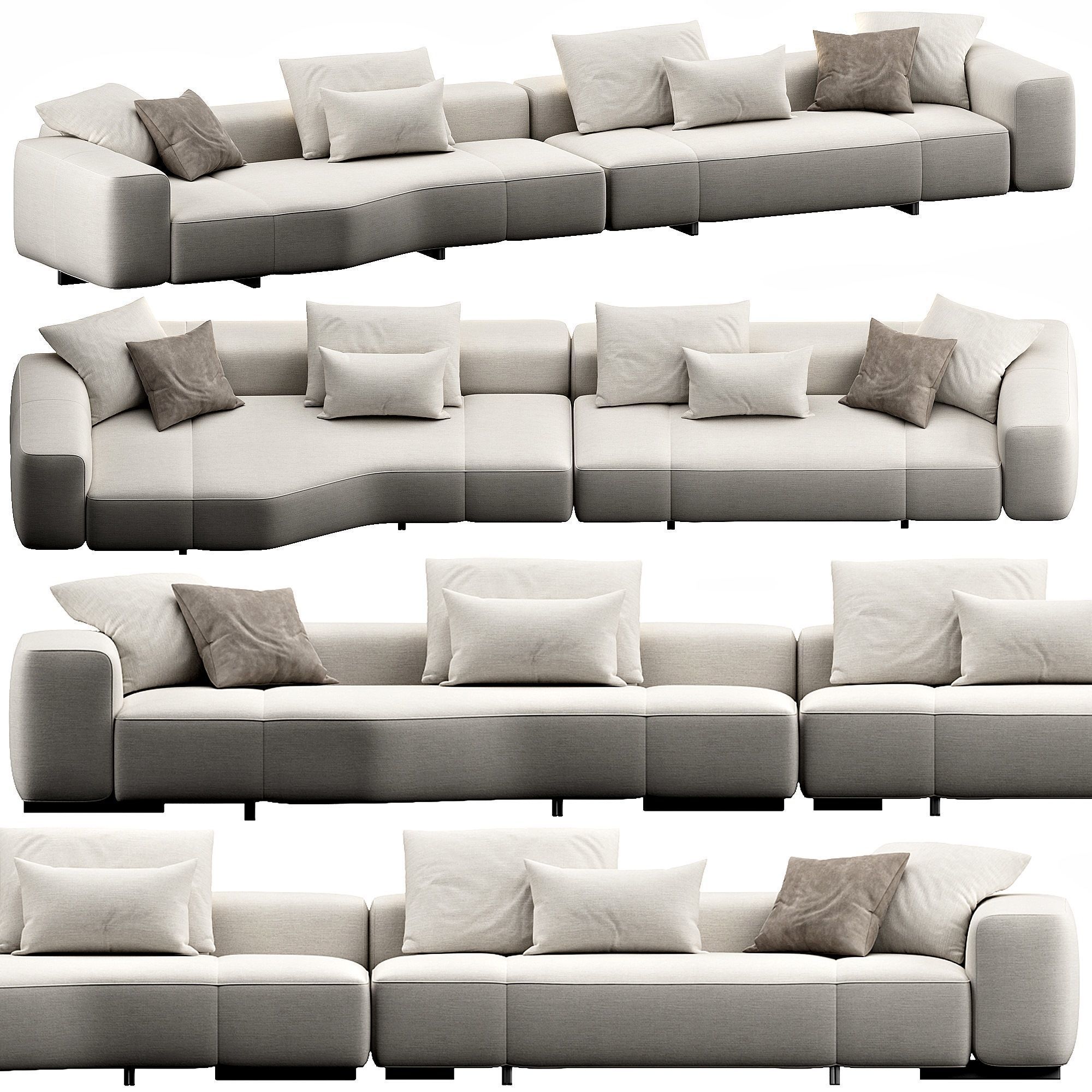 Yves Sofa 3D model_2