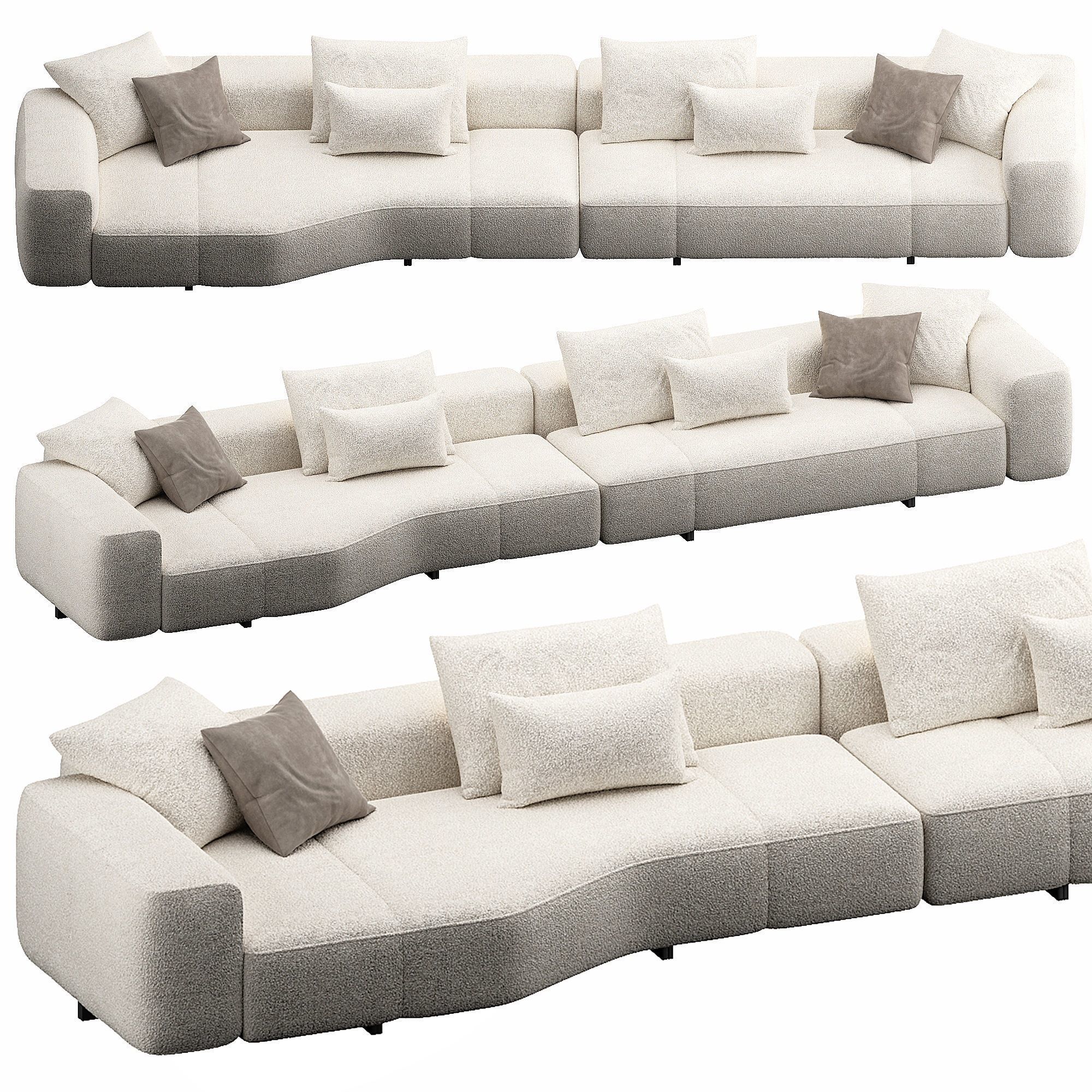 Yves Sofa 3D model_4