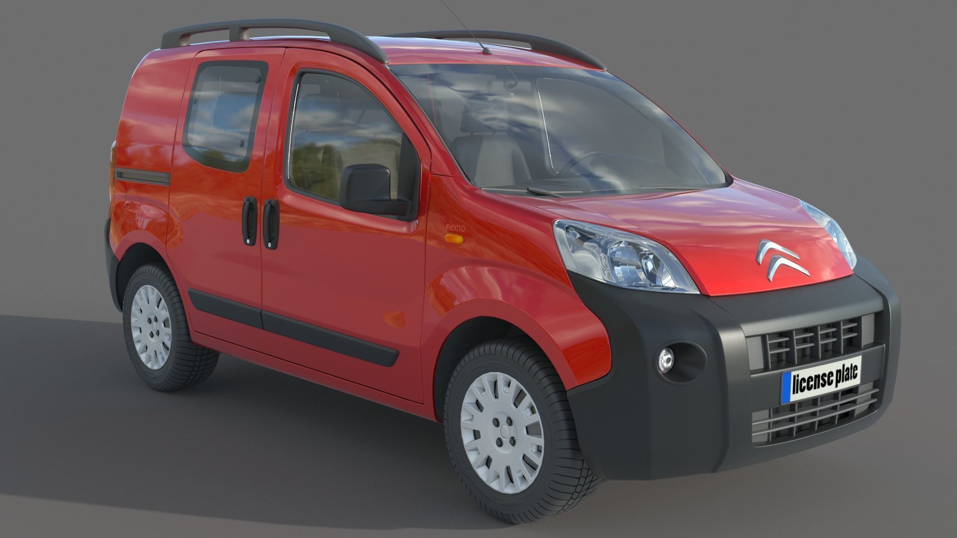 Citroen nemo Combi  3D model_2