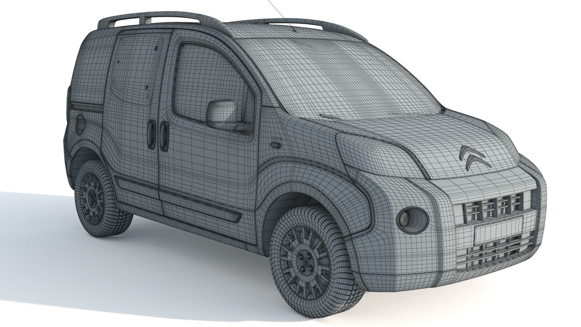 Citroen nemo Combi  3D model_9