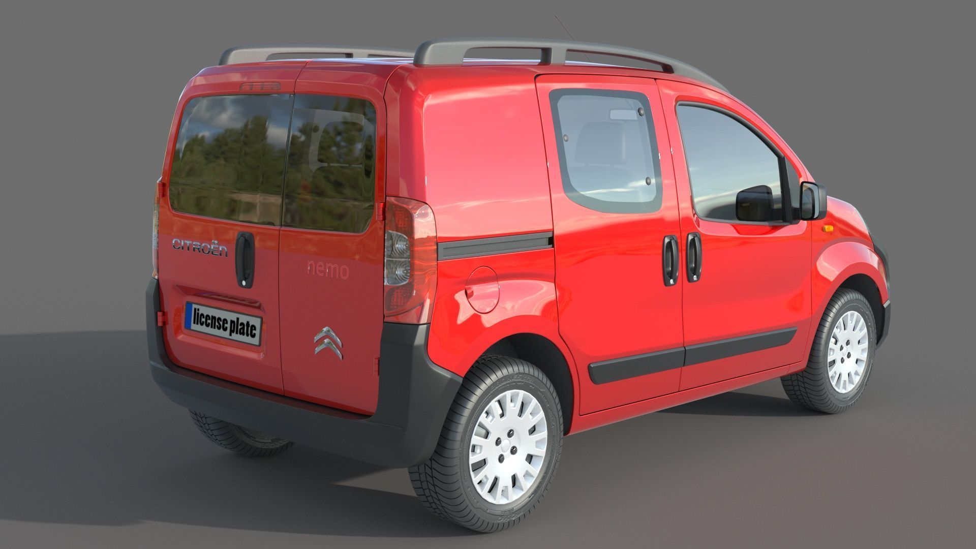 Citroen nemo Combi  3D model_6