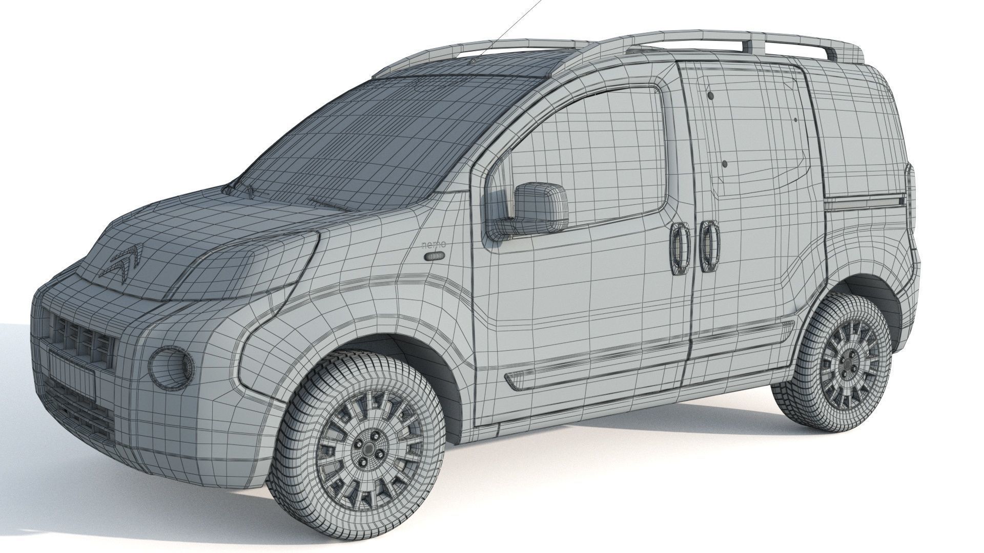 Citroen nemo Combi  3D model_10