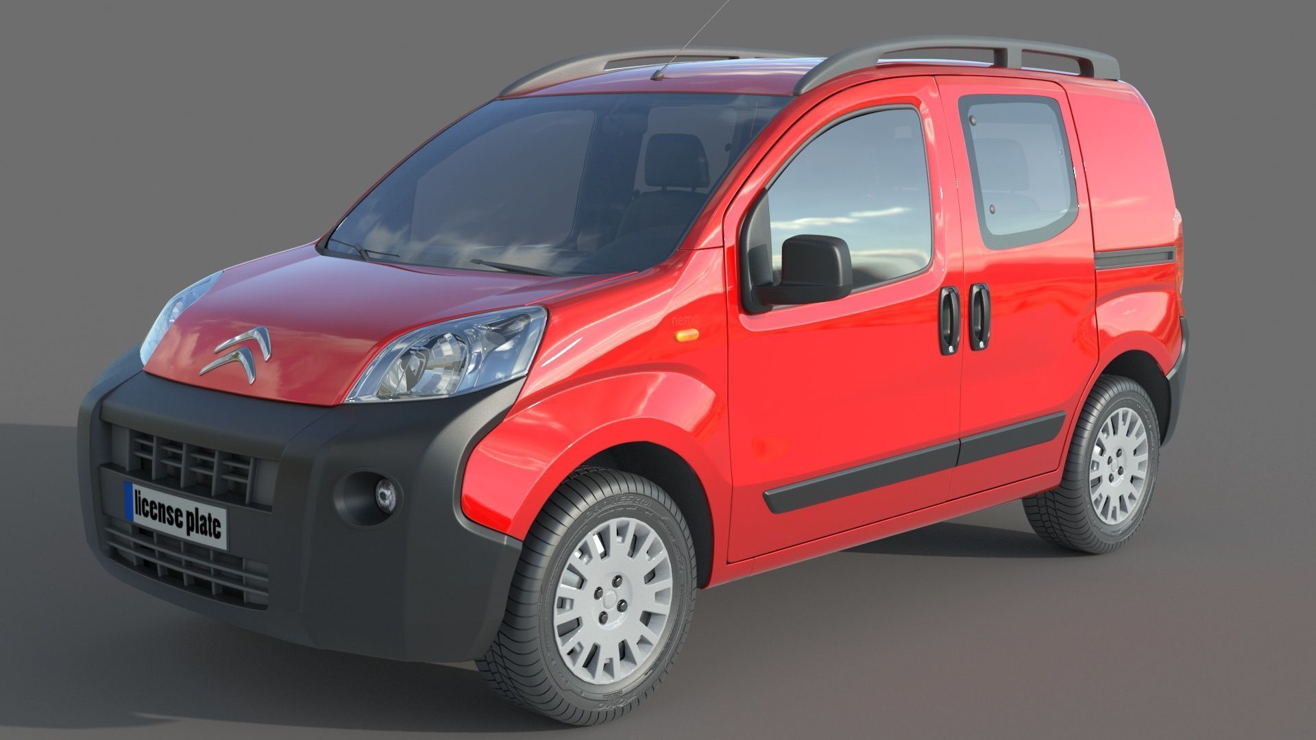 Citroen nemo Combi  3D model_4
