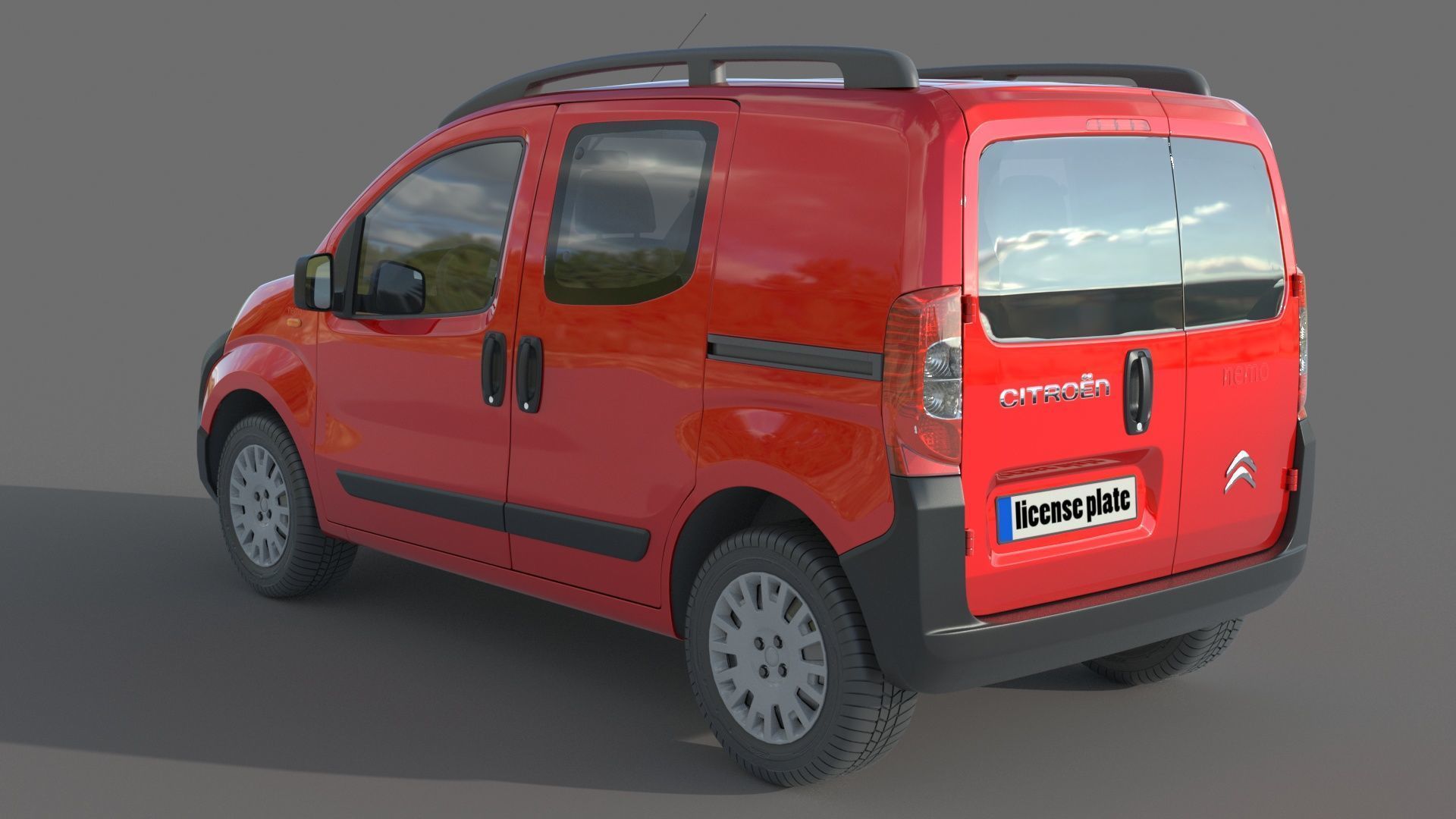 Citroen nemo Combi  3D model_5