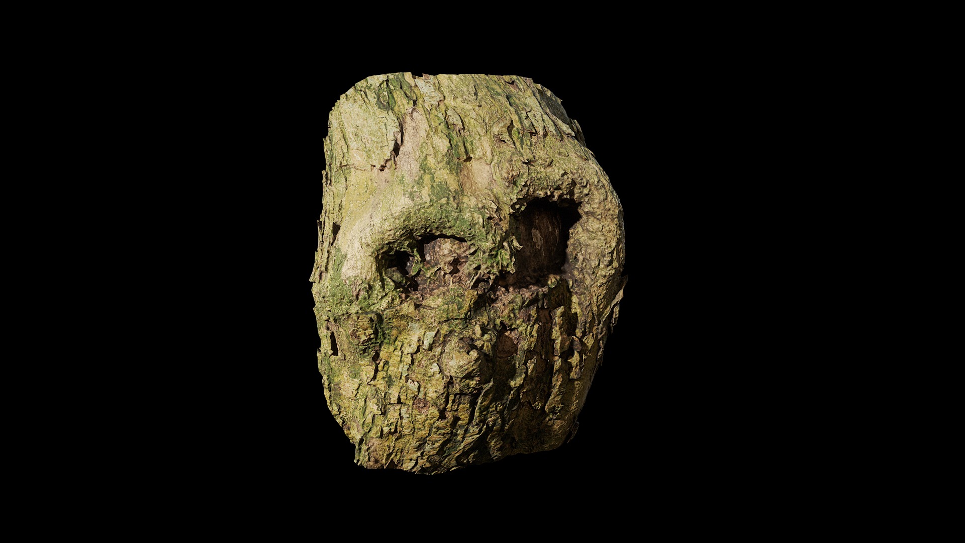 Anydrafts Lindera megaphylla Burl 02 Low-poly 3D model_2