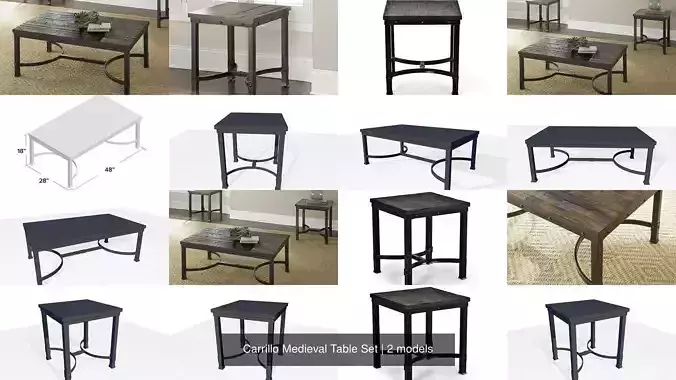 Carrillo Medieval Table Set