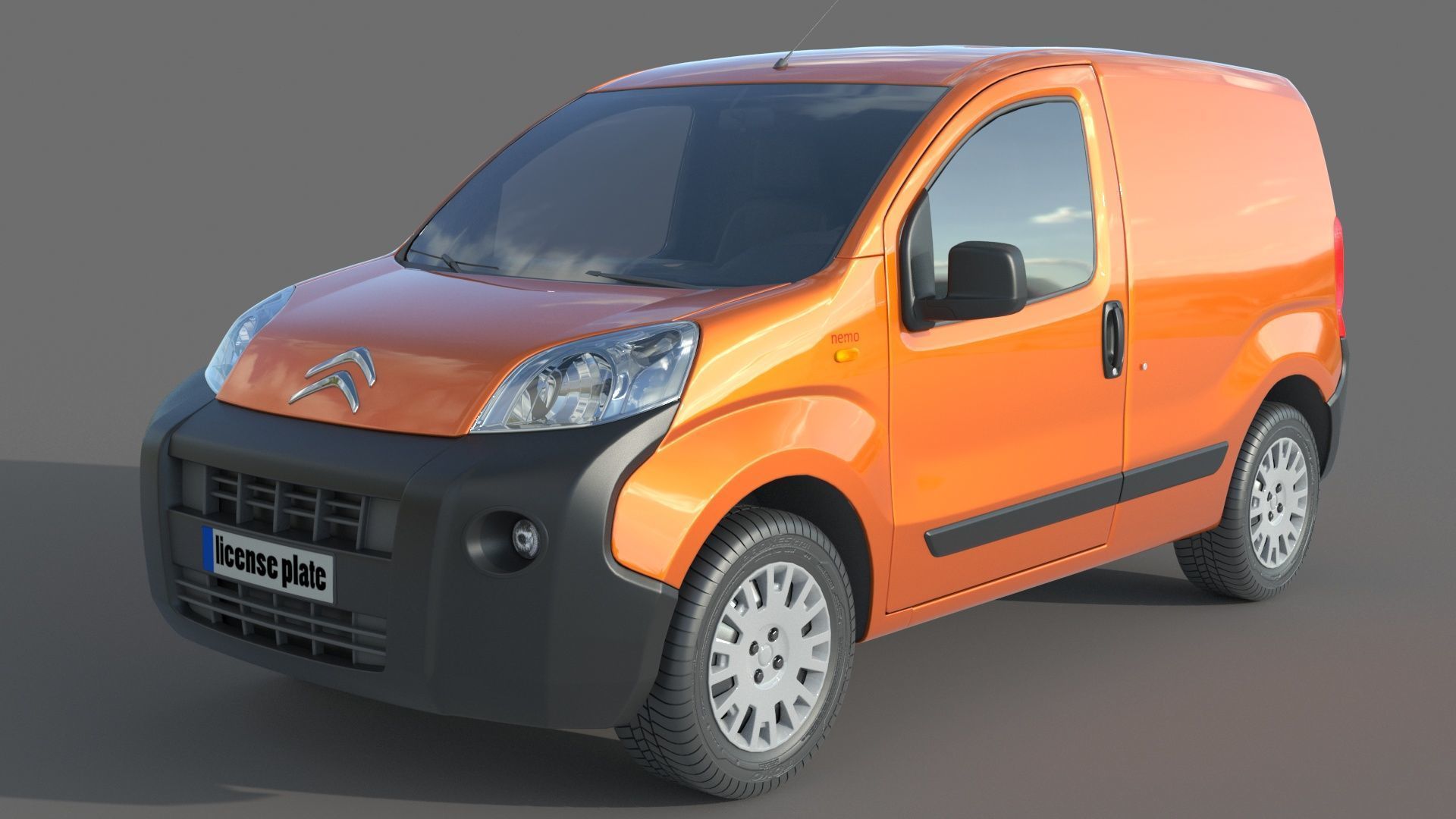 Citroen Nemo Kastenwagen  3D model_4
