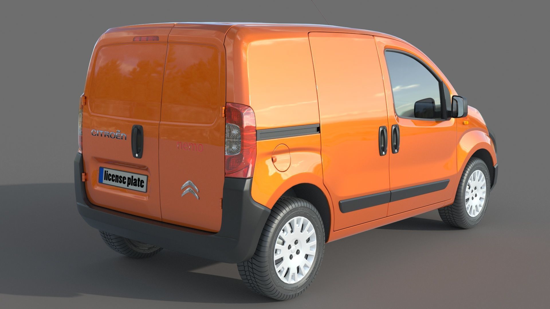 Citroen Nemo Kastenwagen  3D model_6