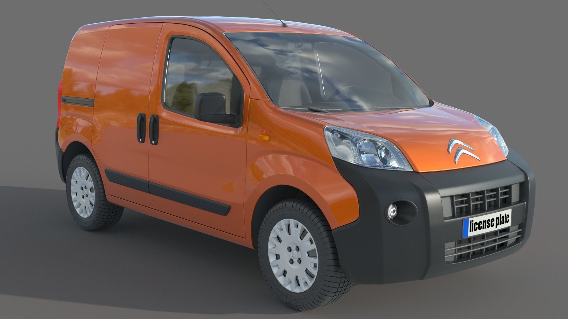 Citroen Nemo Kastenwagen  3D model_2