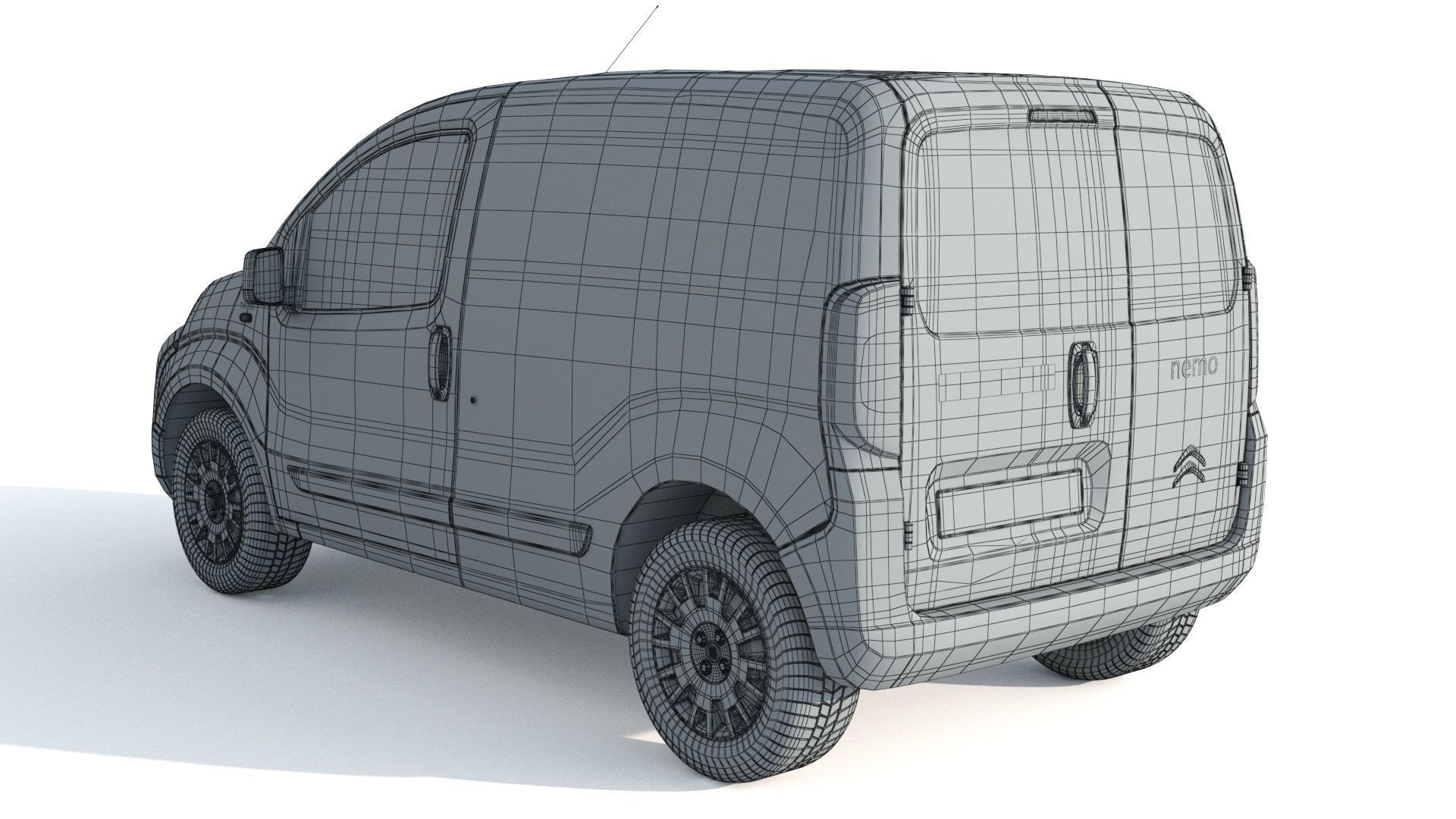 Citroen Nemo Kastenwagen  3D model_12