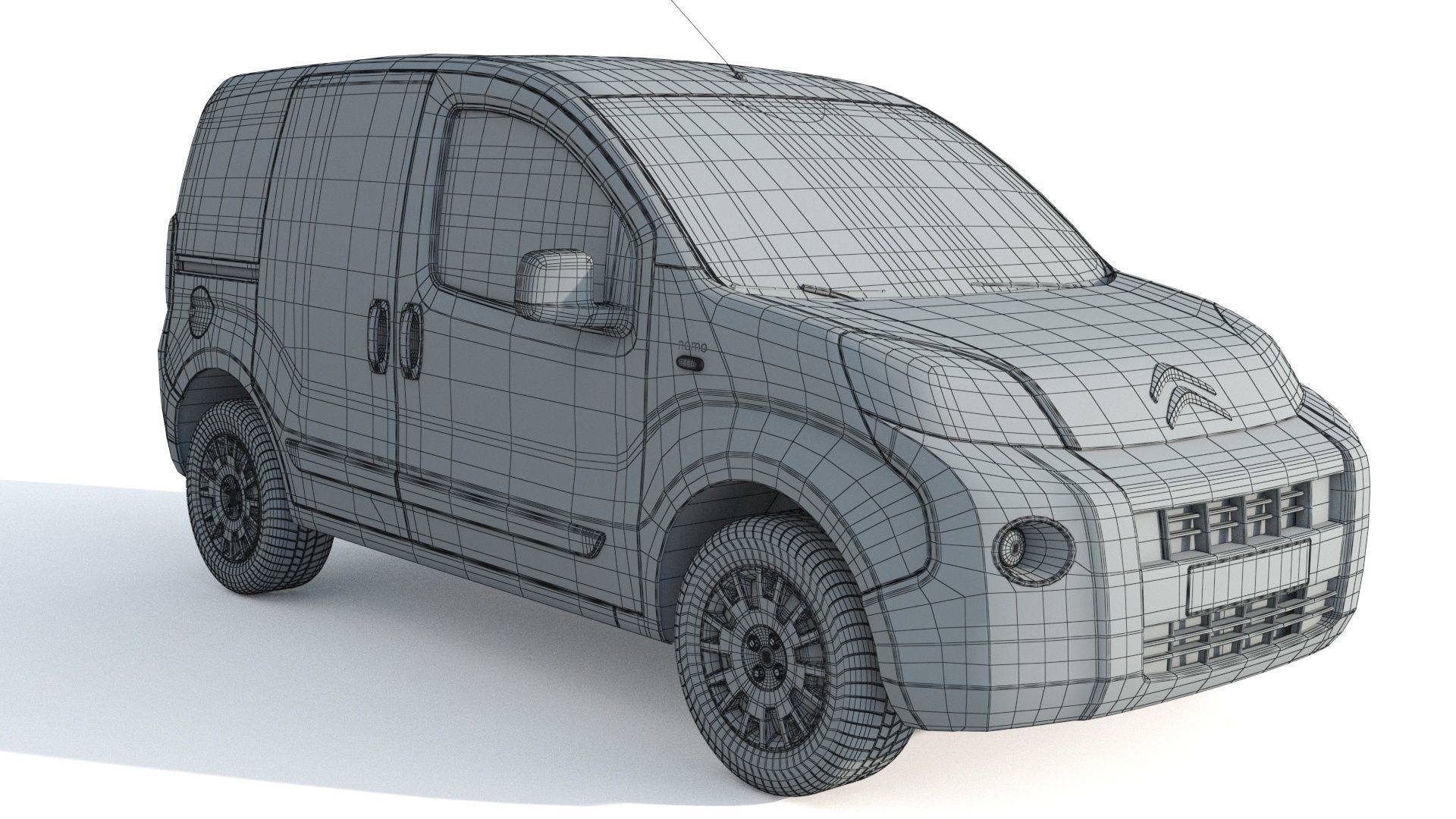 Citroen Nemo Kastenwagen  3D model_9