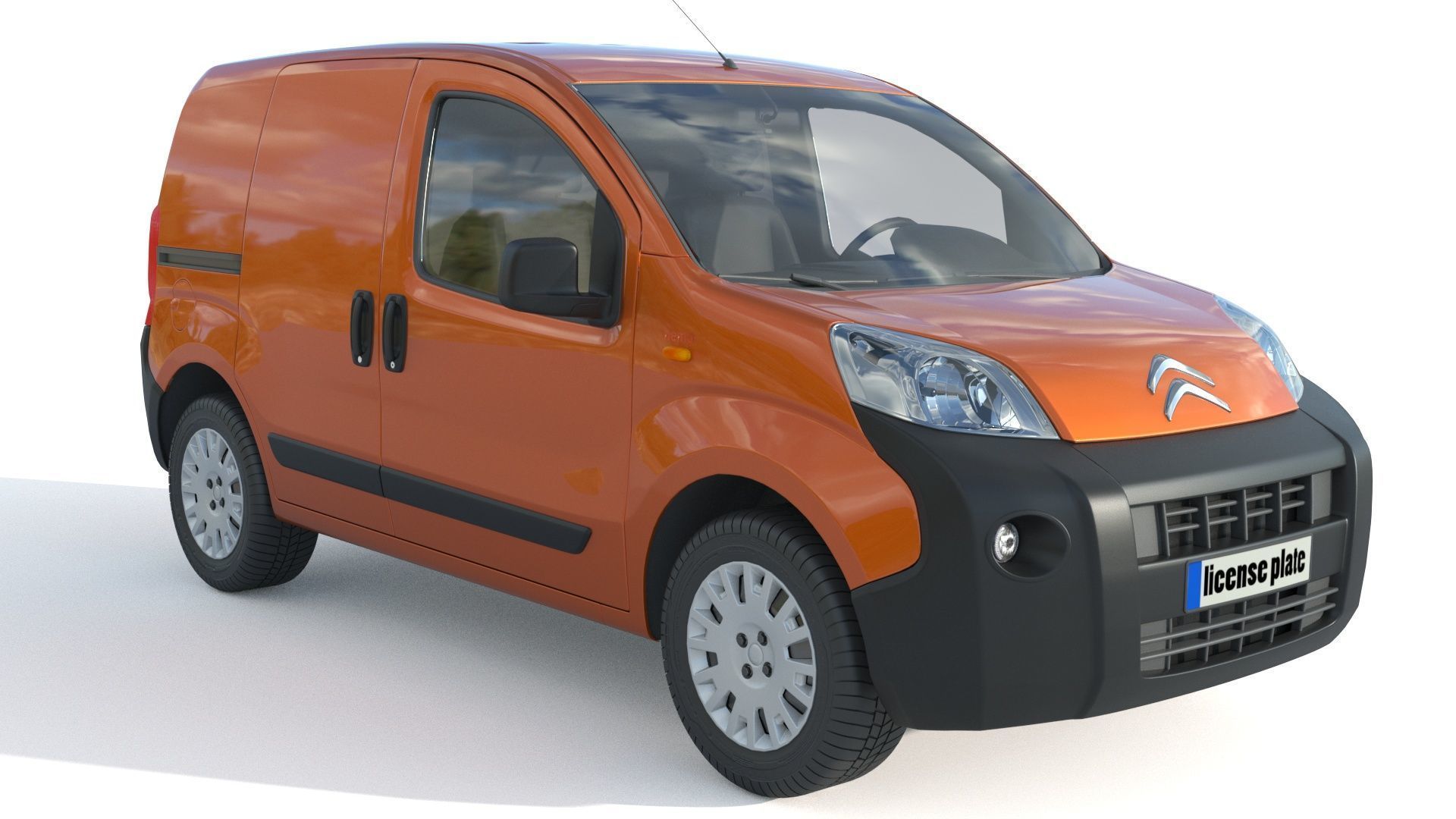 Citroen Nemo Kastenwagen  3D model_1
