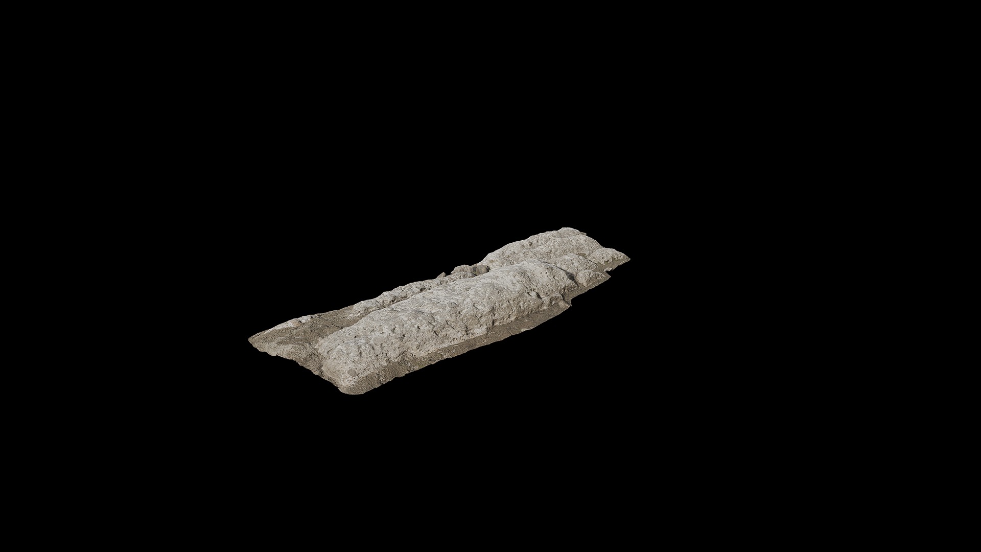 Anydrafts Riverway Rock 55 Low-poly 3D model_7