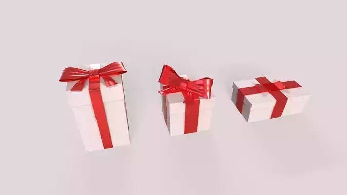 Realistic Gift-Boxes