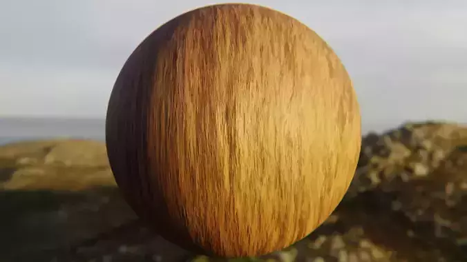 Realistic Wood Shader - Seamless Procedural Texture 02