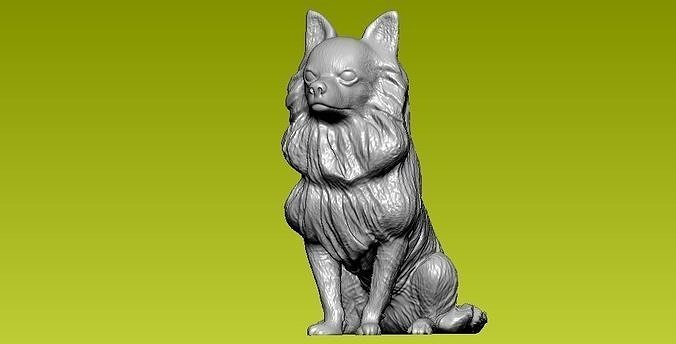 Chihuahua Dog model - 3D print 3D print model