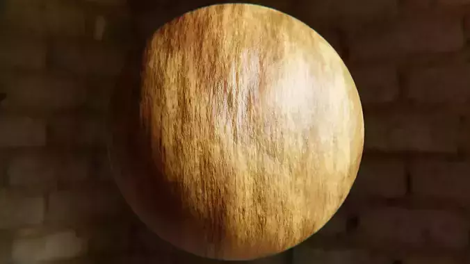 Glossy Wood Shader - Realistic Procedural Texture 03