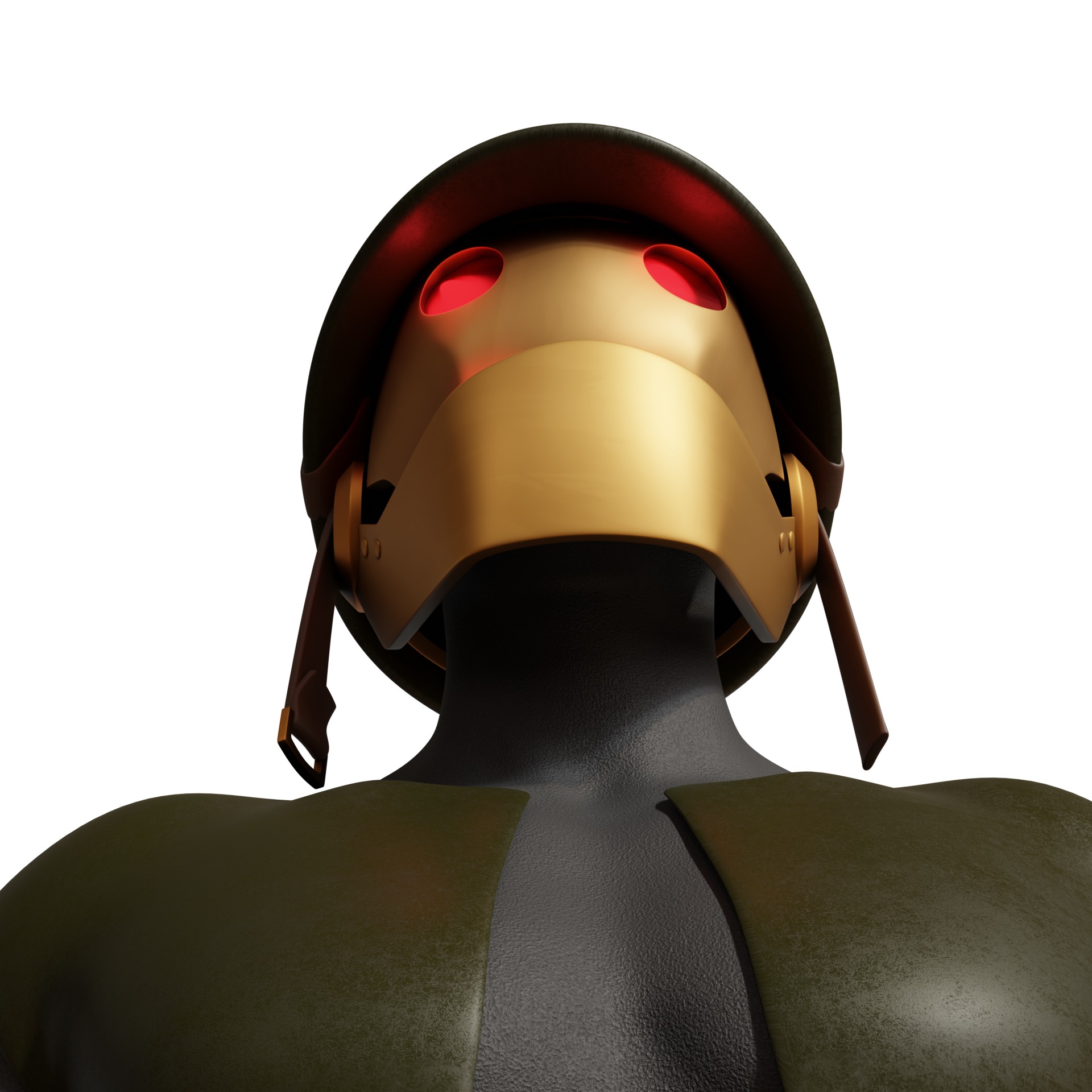 GI Robot helmet mask Creature Commandos dc 3D print model_5