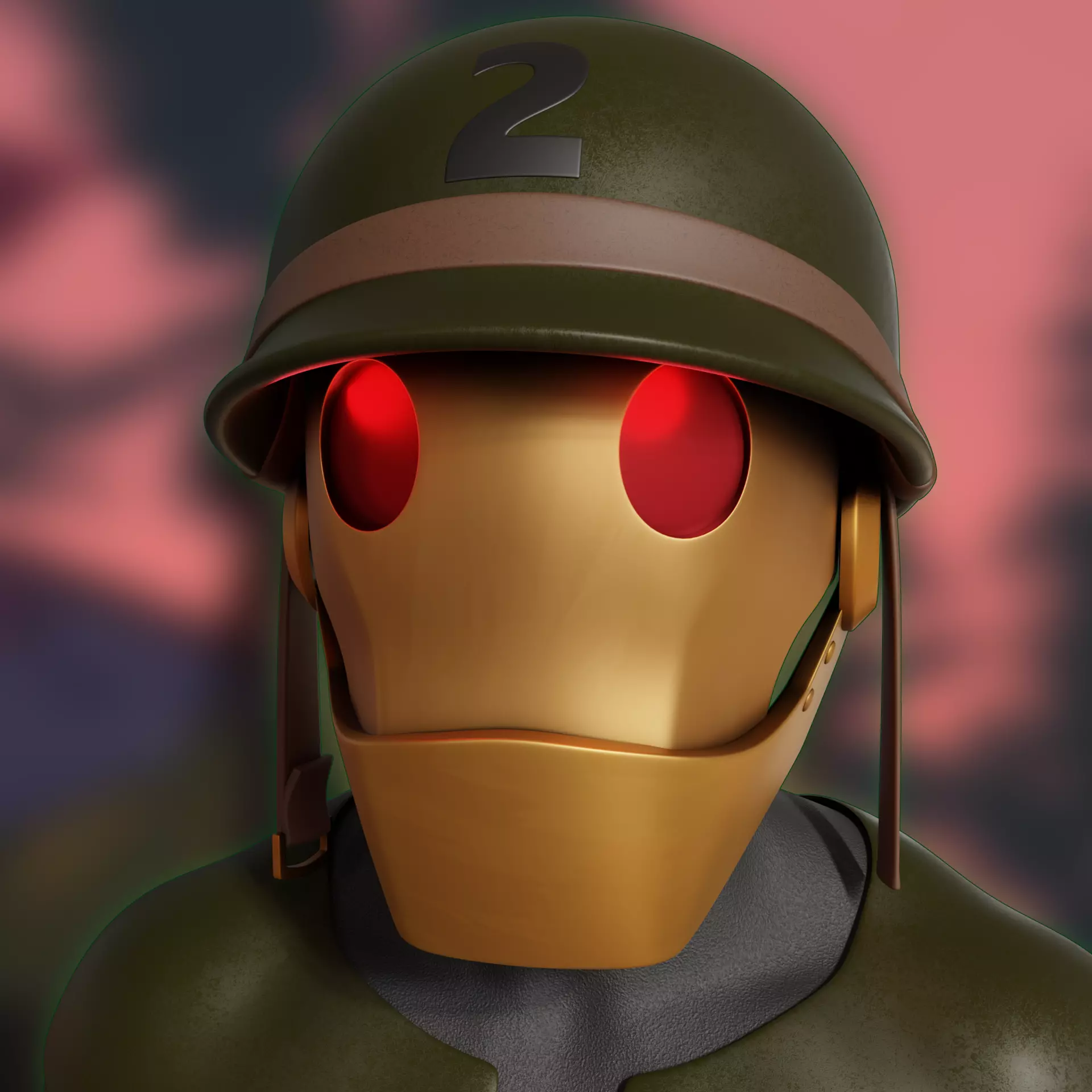 GI Robot helmet mask Creature Commandos dc 3D print model_0