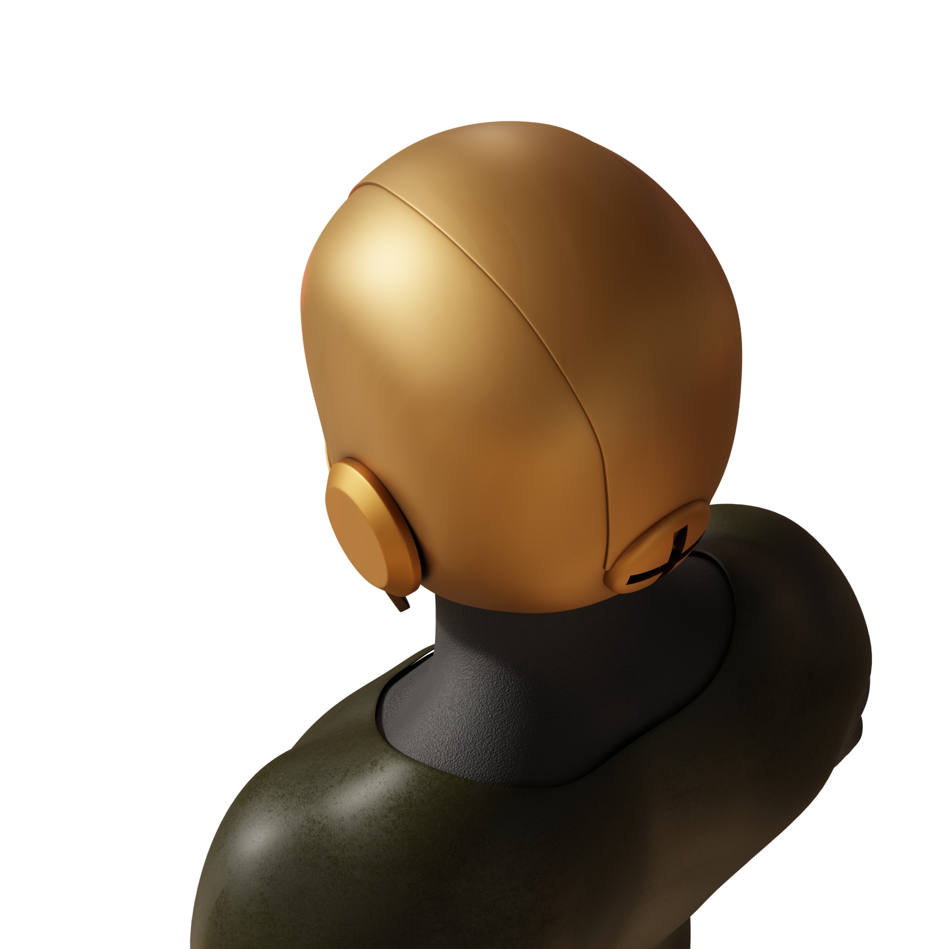 GI Robot helmet mask Creature Commandos dc 3D print model_19