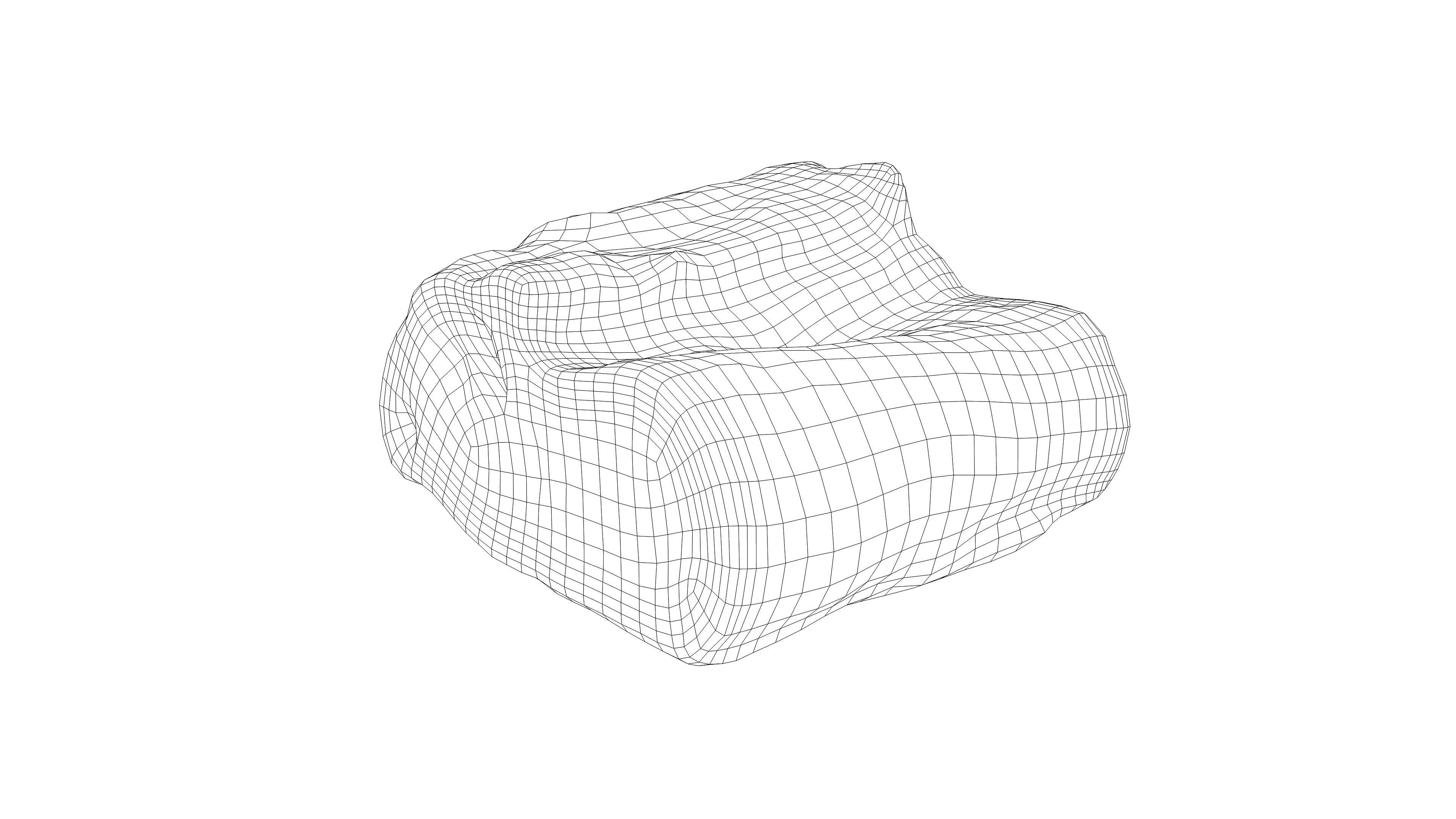 Photorealistic 3D scan of half a rye bread Low-poly 3D model_18