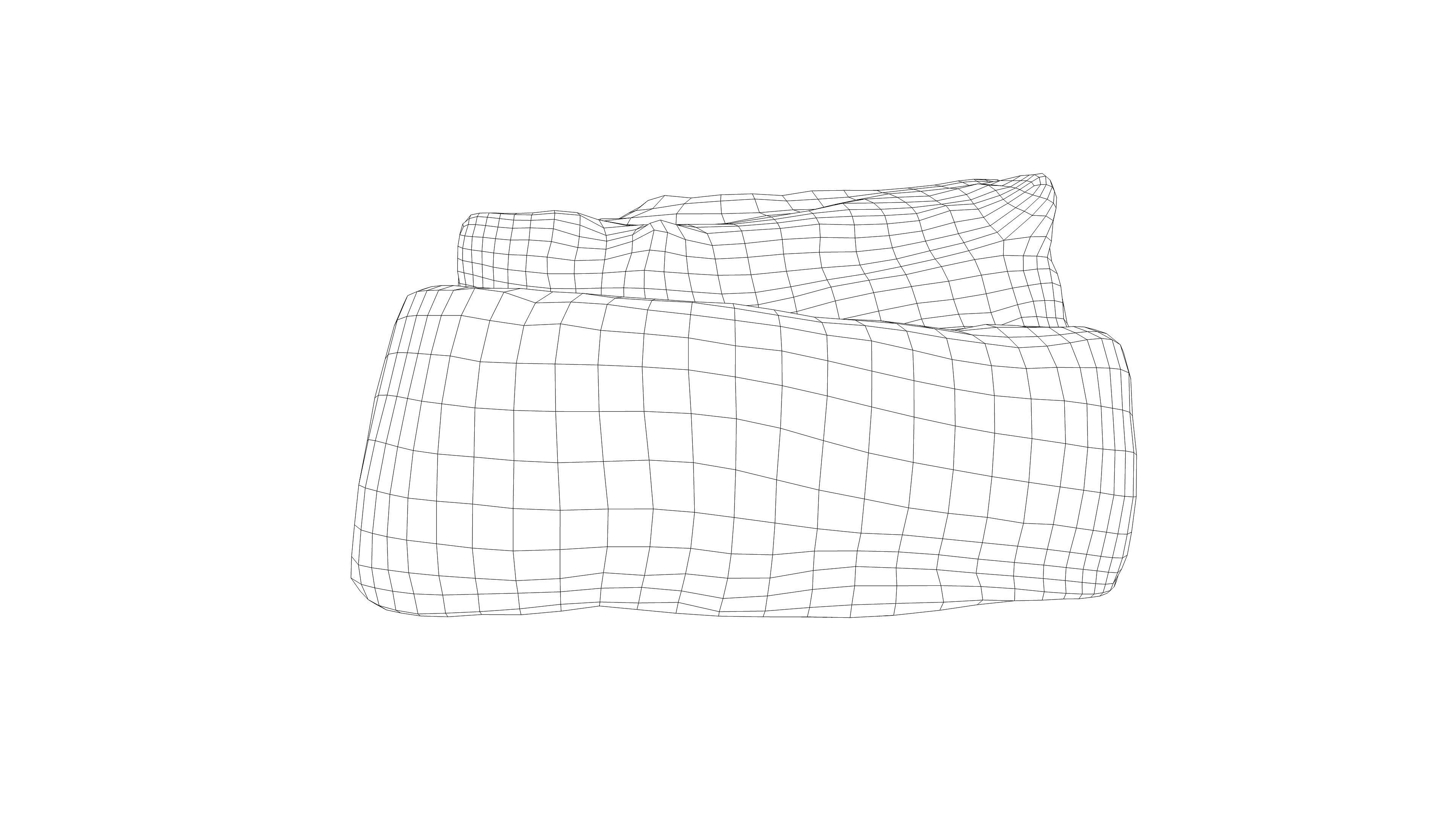 Photorealistic 3D scan of half a rye bread Low-poly 3D model_21