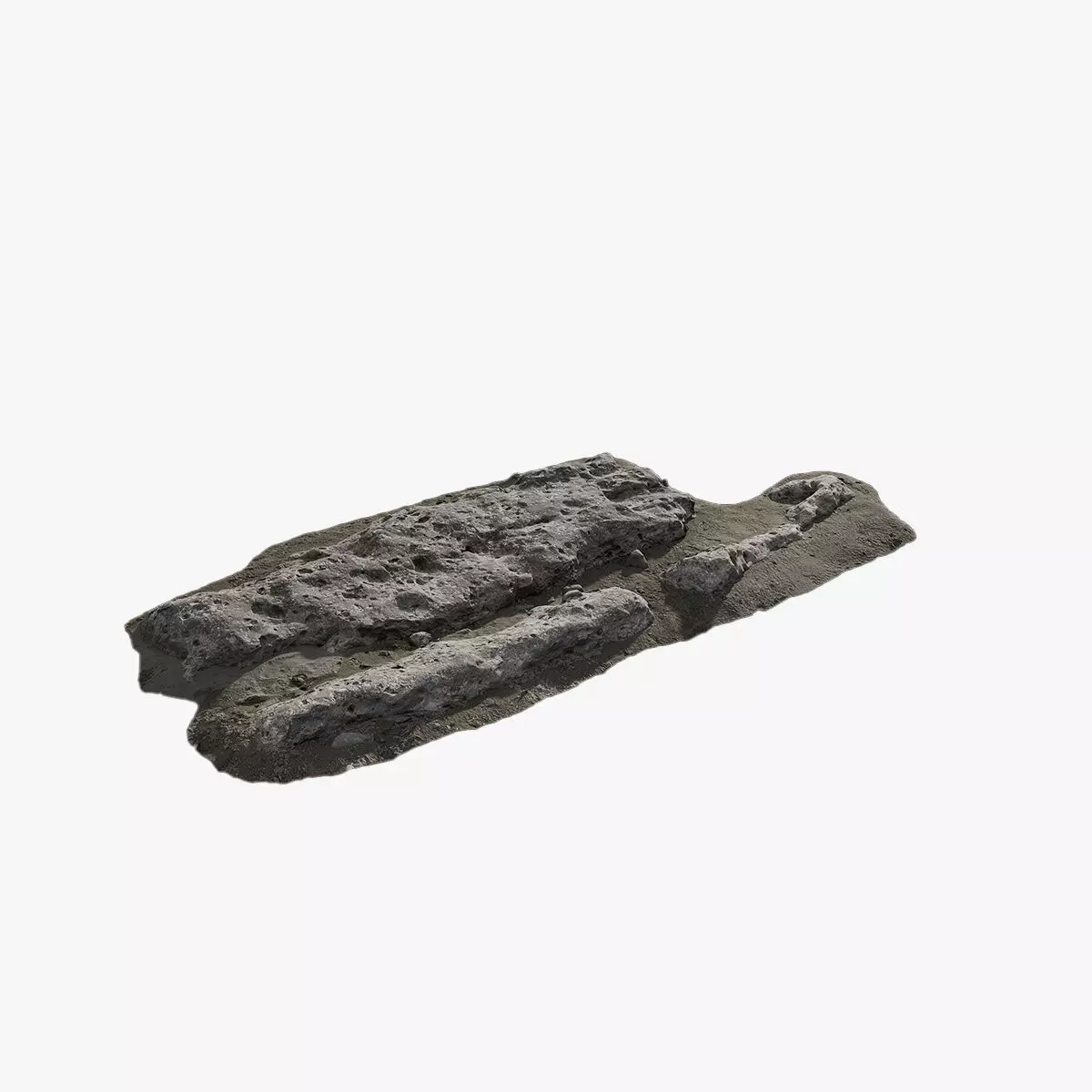 Anydrafts Riverway Rock 56 Low-poly 3D model_0