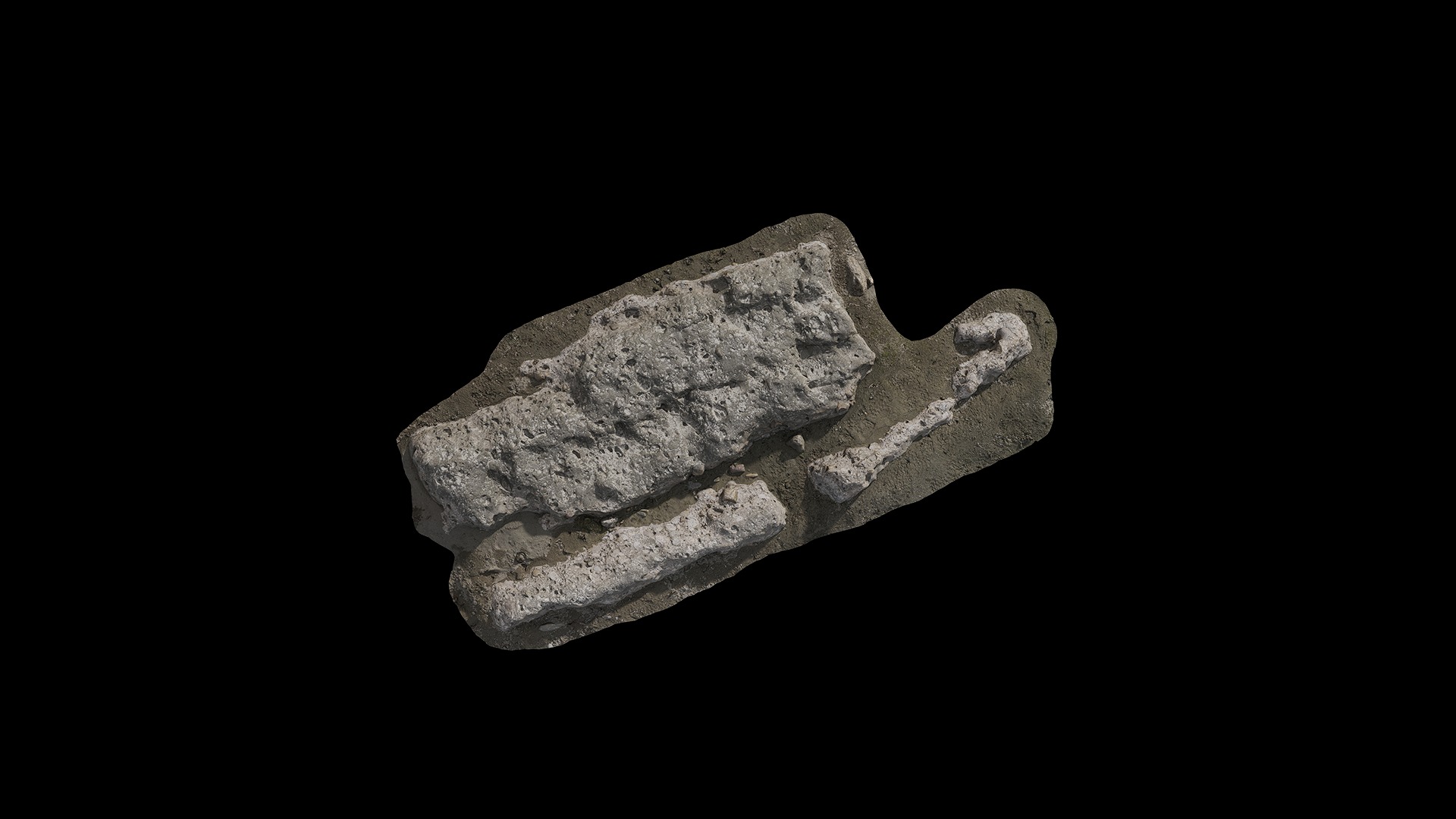 Anydrafts Riverway Rock 56 Low-poly 3D model_5