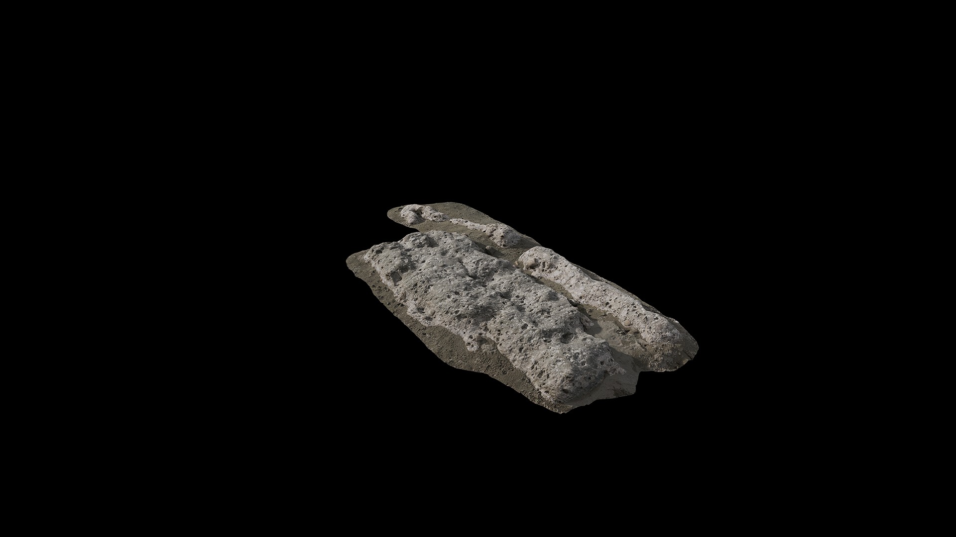 Anydrafts Riverway Rock 56 Low-poly 3D model_6