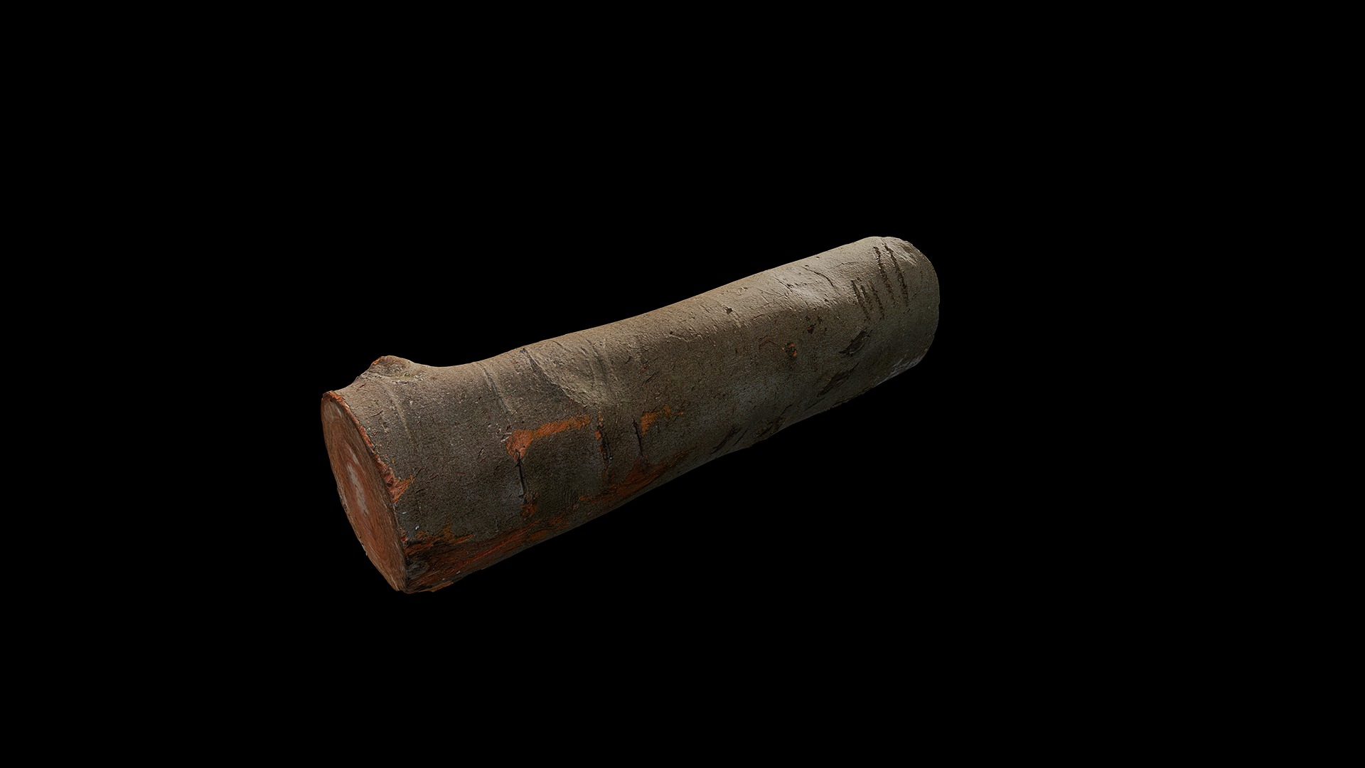 Anydrafts Log 03 Low-poly 3D model_2