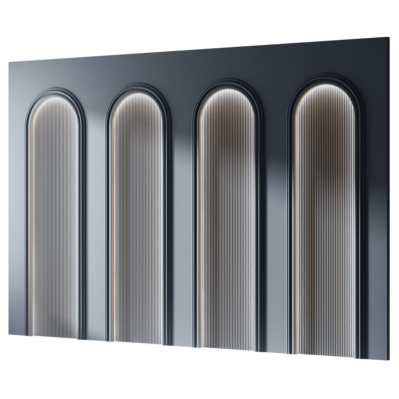 Decorative V15 Wall Panels 3D model_3