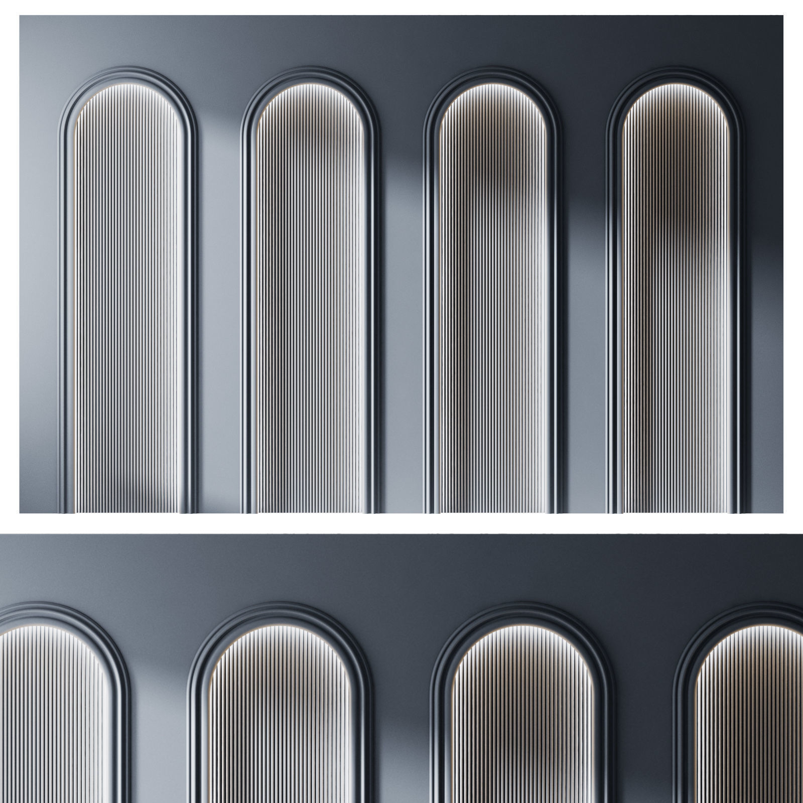 Decorative V15 Wall Panels 3D model_1