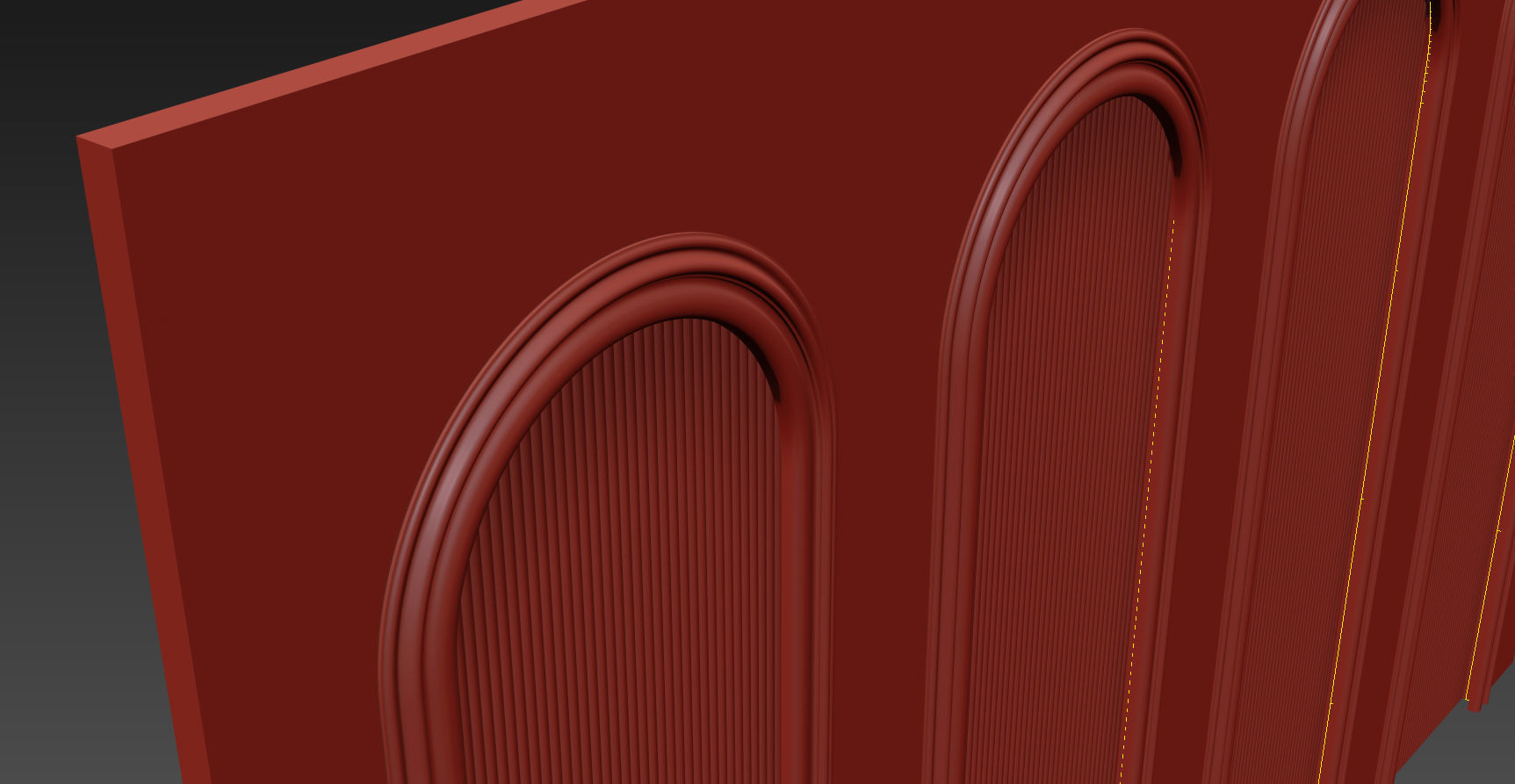 Decorative V15 Wall Panels 3D model_9