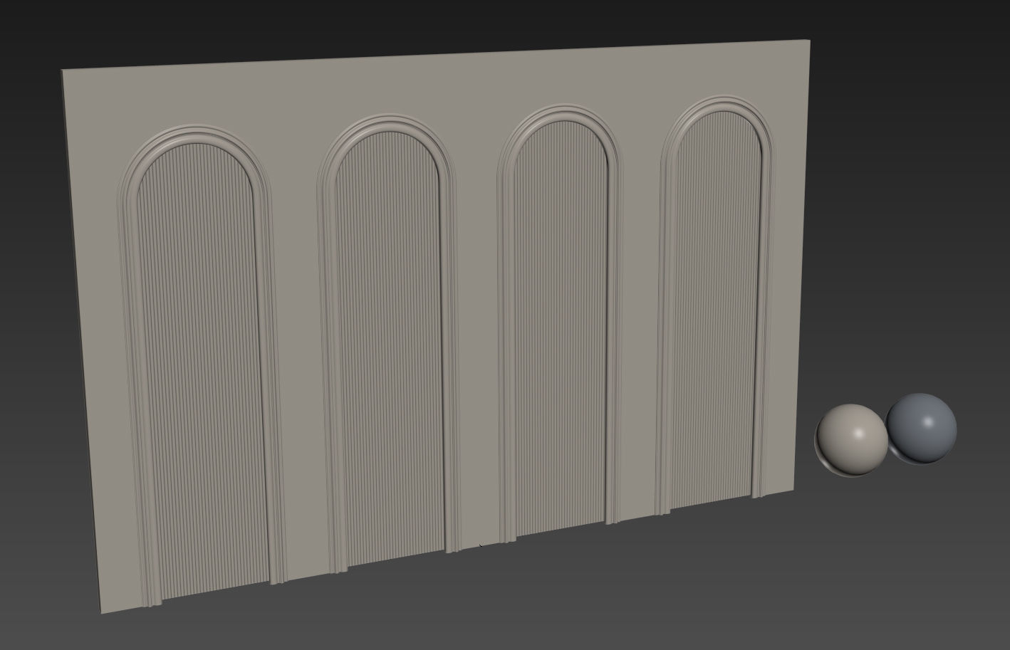 Decorative V15 Wall Panels 3D model_6