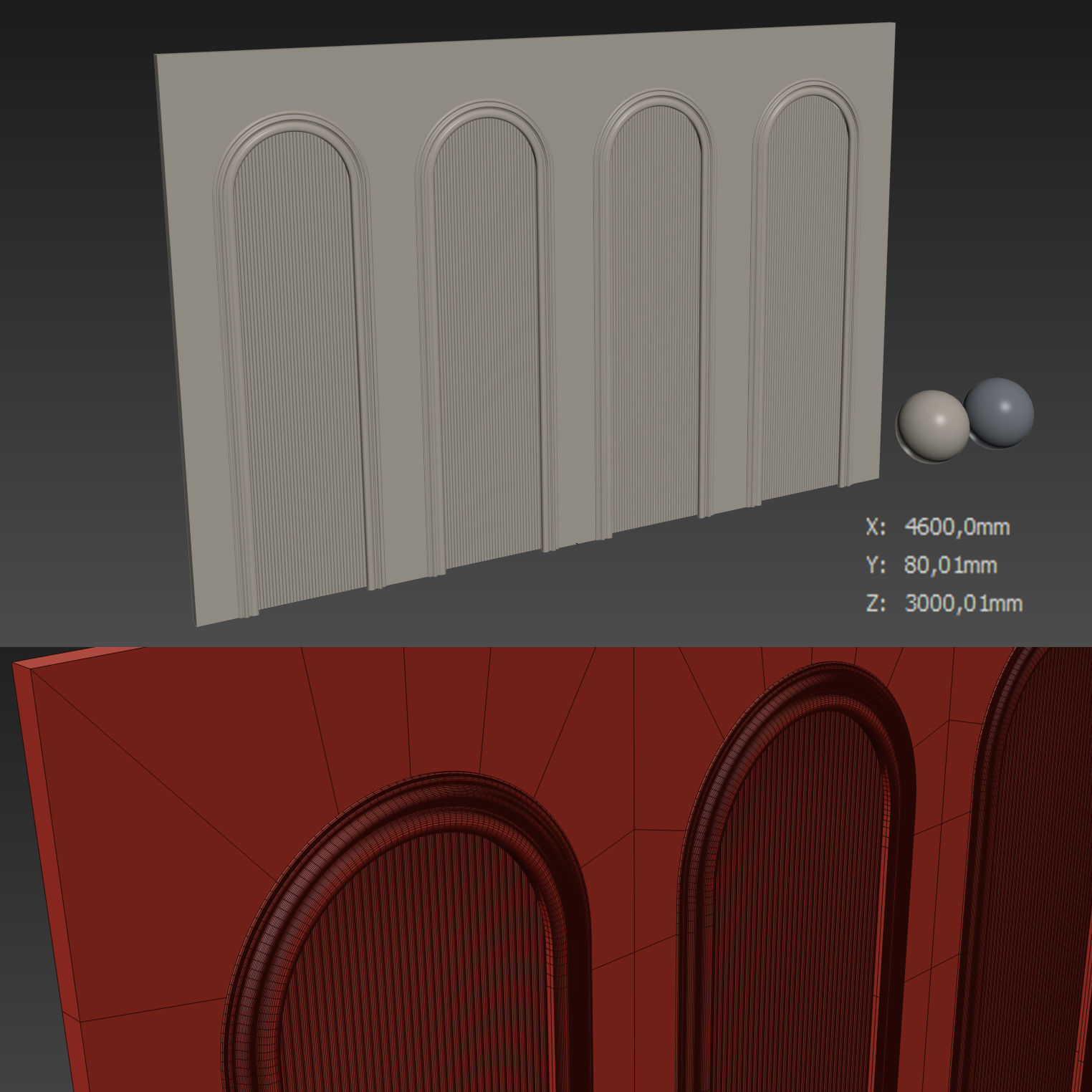 Decorative V15 Wall Panels 3D model_5