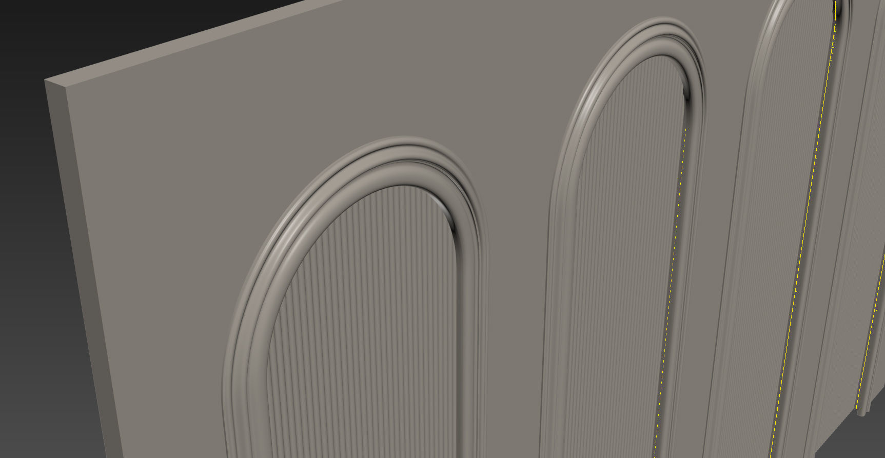 Decorative V15 Wall Panels 3D model_8