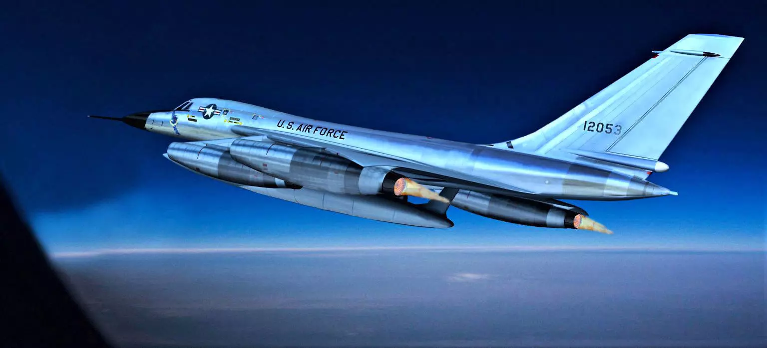 B-58 bomber Free 3D model