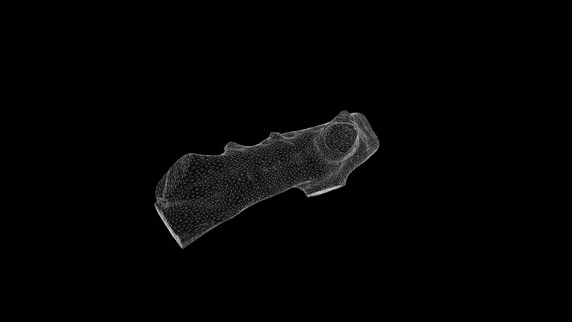 Anydrafts Log 04 Low-poly 3D model_3