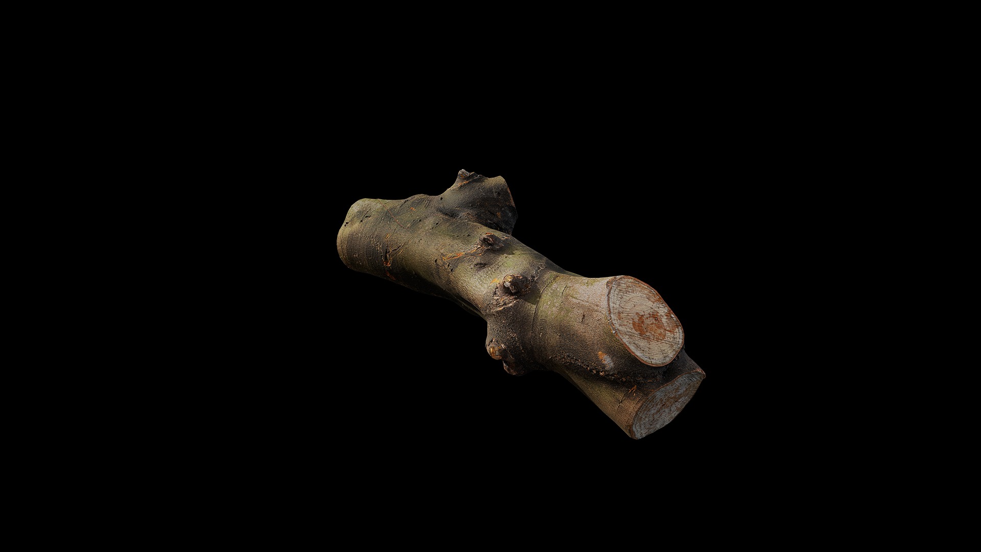 Anydrafts Log 04 Low-poly 3D model_6