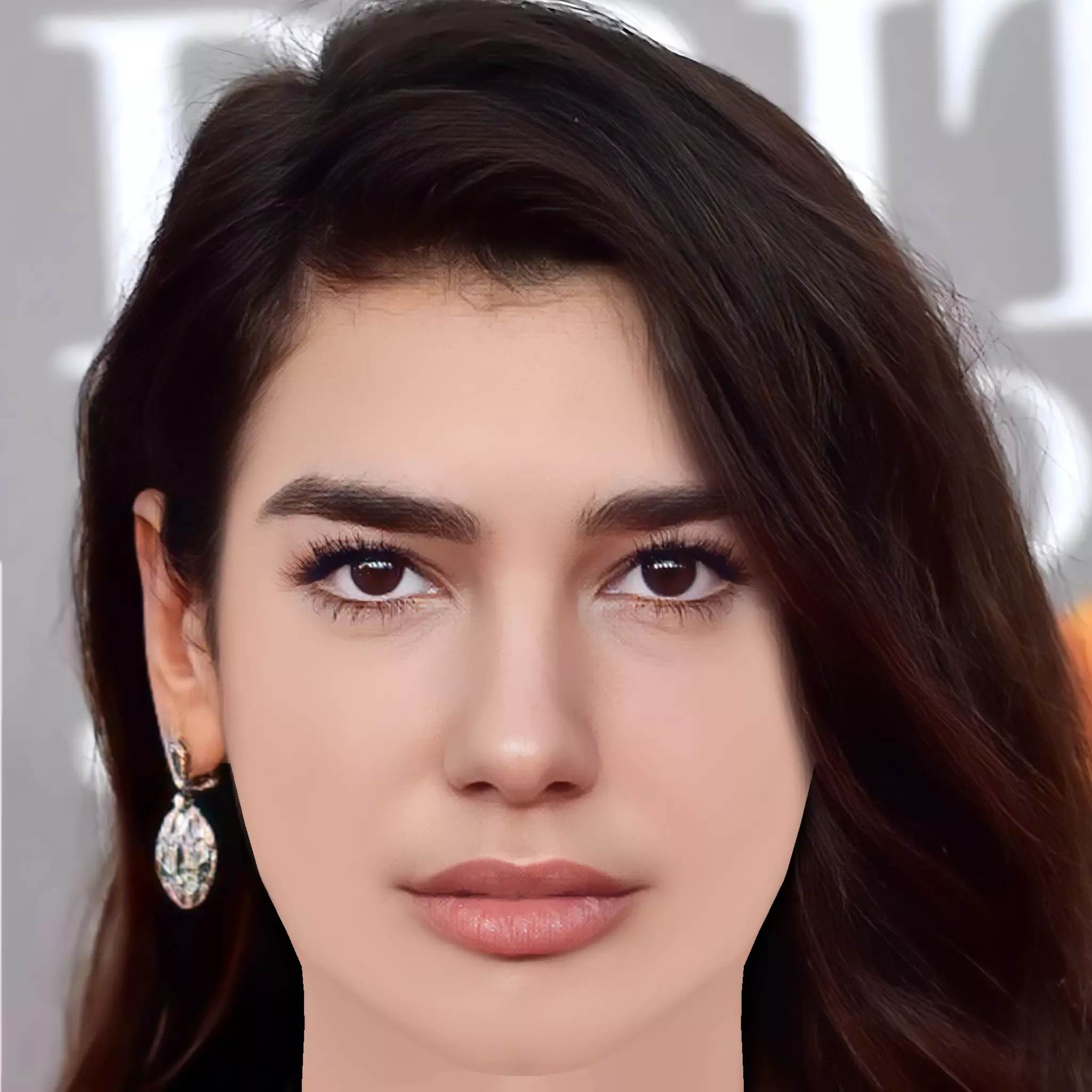 Dua Lipa Head - No Hair - Low poly head for game Low-poly 3D model