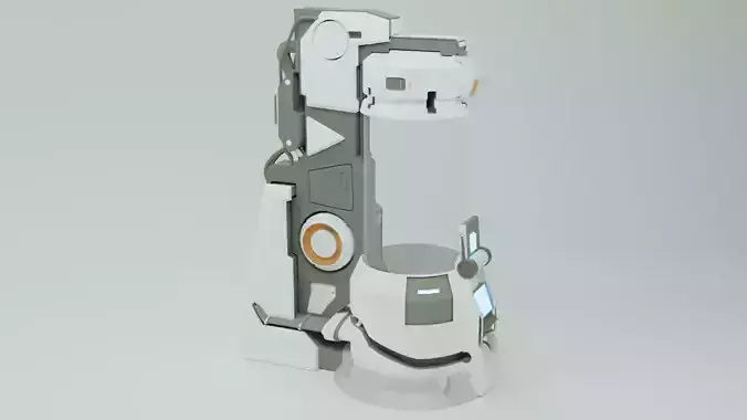 SC-FI 3D Model in blender  3D model