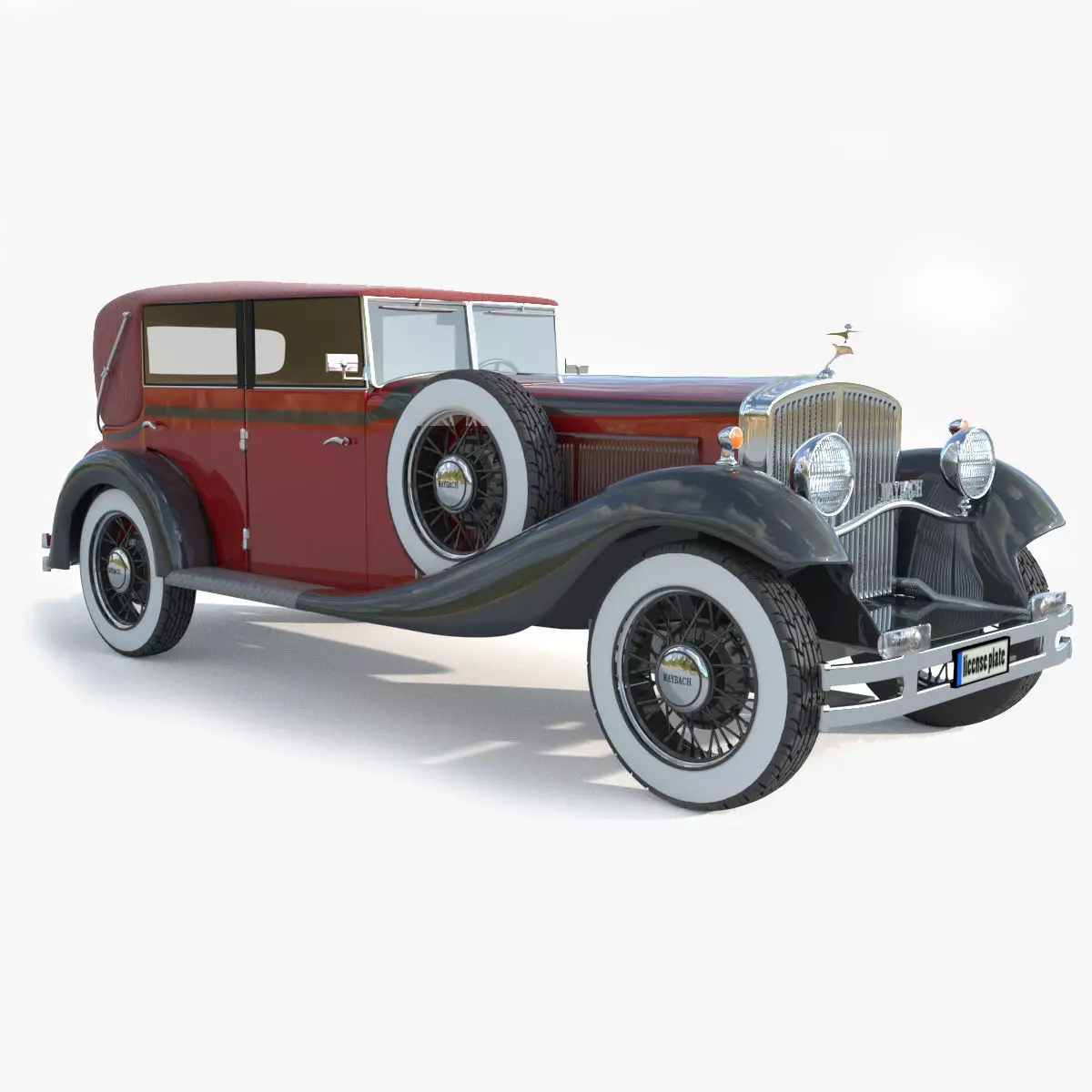 Maybach Zeppelin DS7 Luxury Limousine 3D model_0