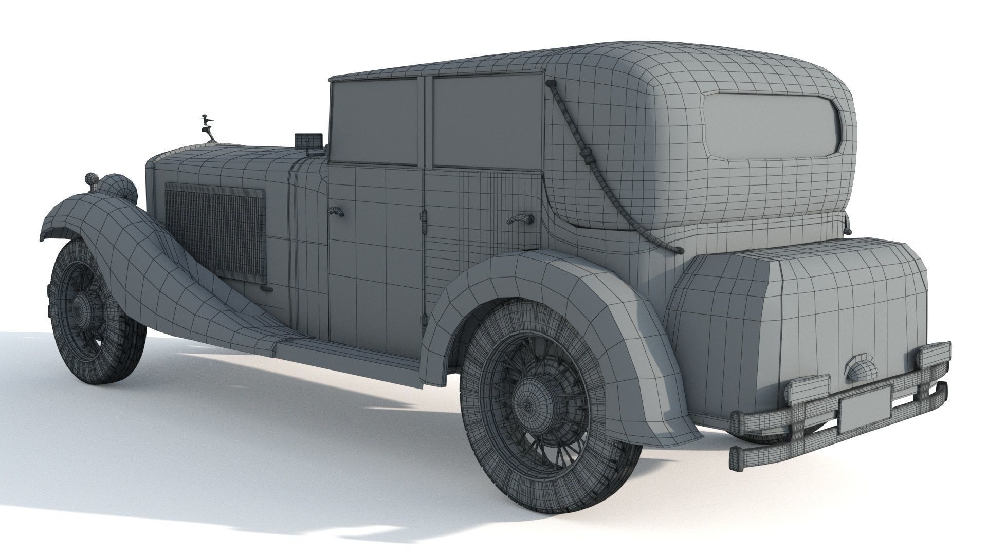 Maybach Zeppelin DS7 Luxury Limousine 3D model_10