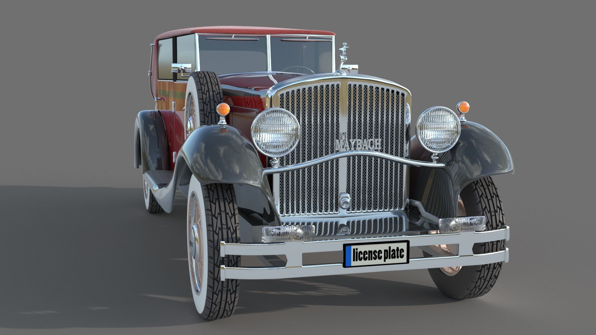 Maybach Zeppelin DS7 Luxury Limousine 3D model_3