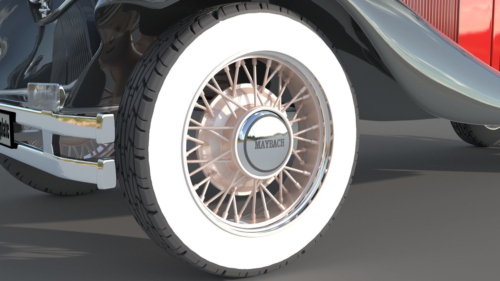 Maybach Zeppelin DS7 Luxury Limousine 3D model_7