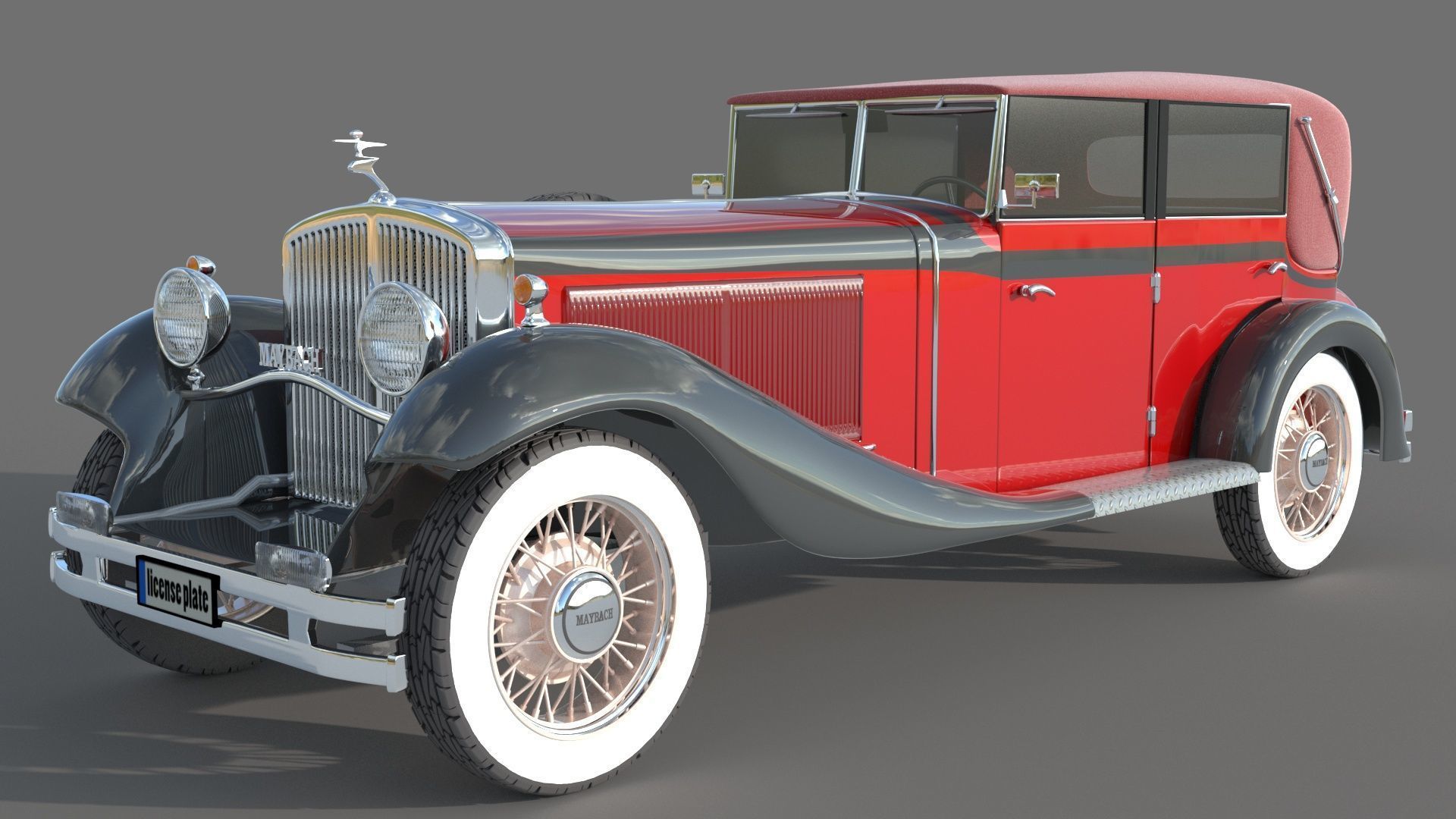 Maybach Zeppelin DS7 Luxury Limousine 3D model_4